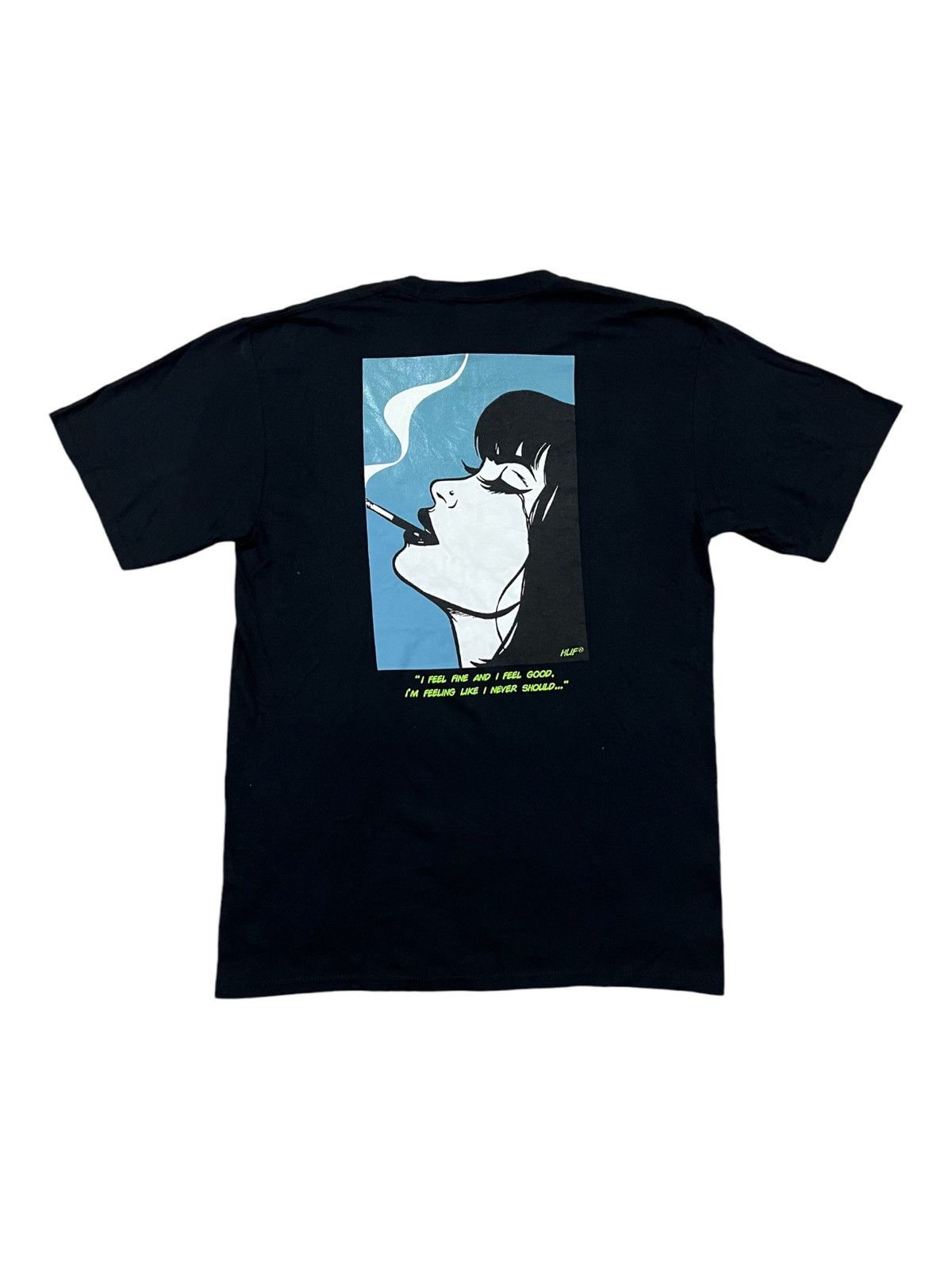 Huf RARE HUF 🇺🇸 "I Feel Good" Short Sleeve Shirt Size US M / EU 48-50 / 2 - 2 Thumbnail