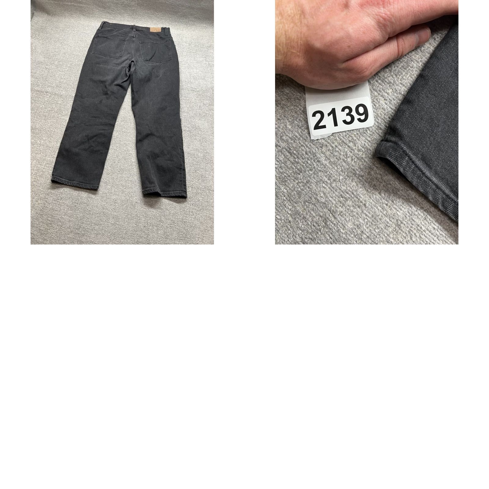 Madewell Madewell Jeans Black Women’s 30 High Rise 32x26 Classic Straight Inseam 26 Wide-Leg N M 234 NM234 Size 30" / US 8 / IT 44 - 9 Thumbnail