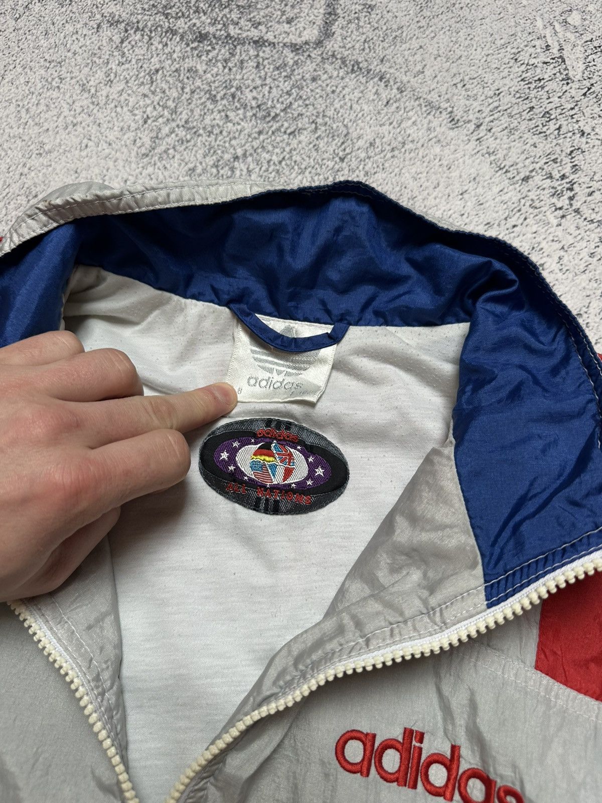 Adidas 1994 World Cup USA 94 Adidas Track Jacket Size L Size US L / EU 52-54 / 3 - 14 Thumbnail