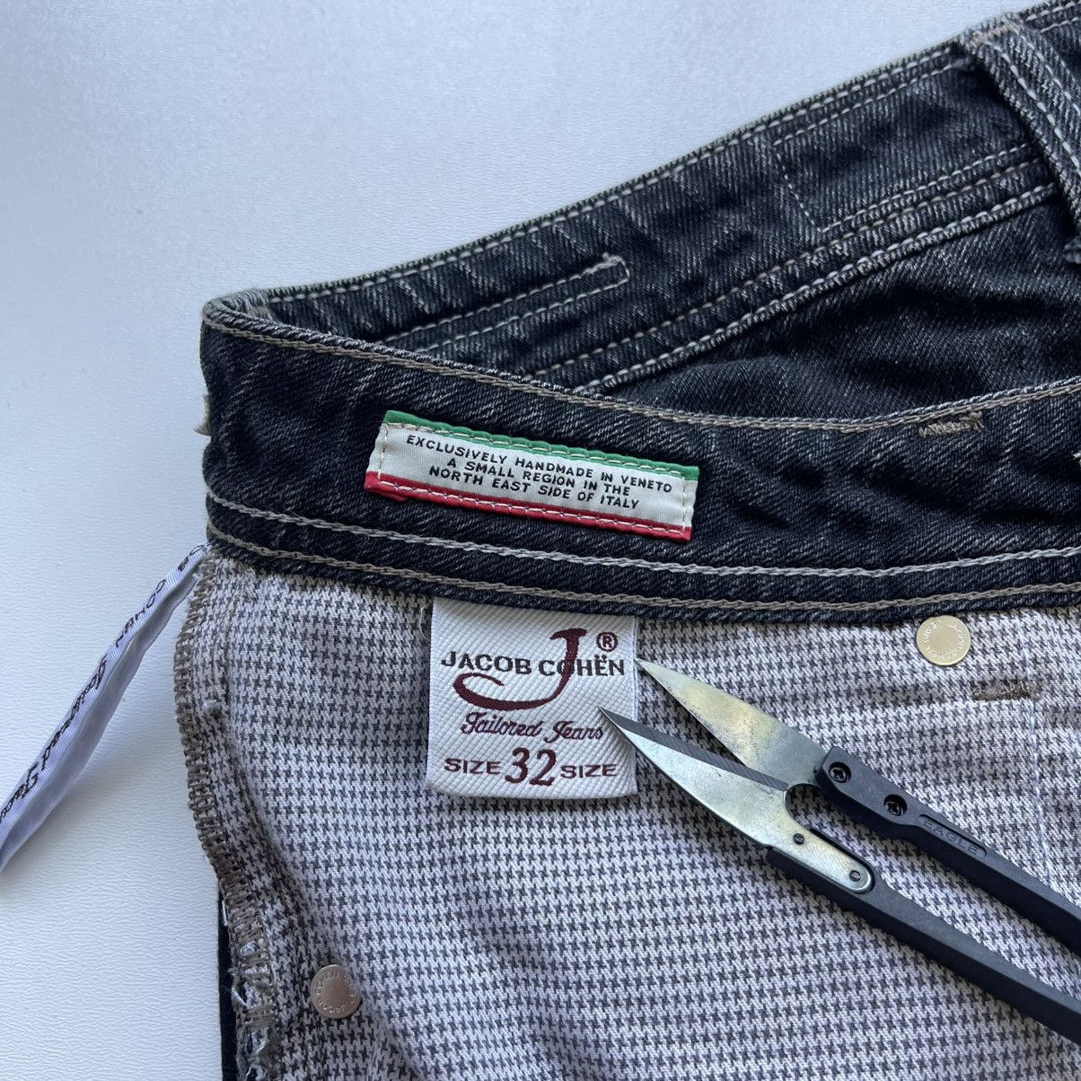 Jacob Cohen Jacob Cohen 620 HandMade Luxury Denim Jeans Washed Black Size US 32 / EU 48 - 10 Thumbnail