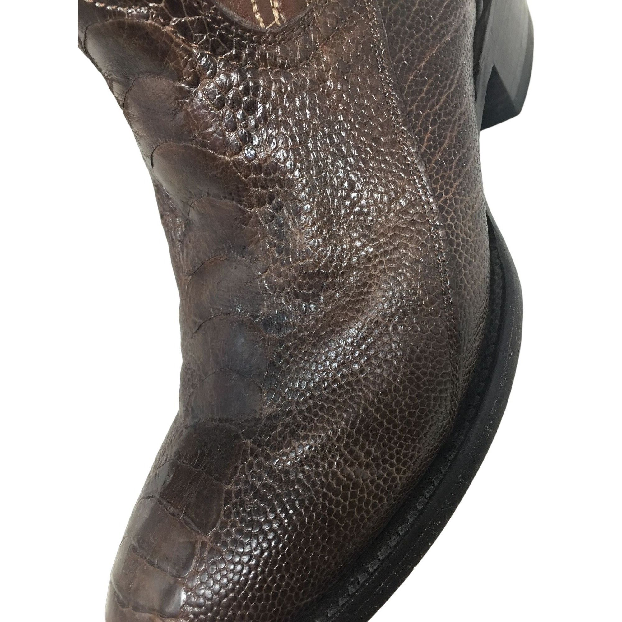 Other Vaccari Brown Snakeskin Leather Cowboy Boots USA 8 EE Size US 8 / EU 41 - 9 Thumbnail