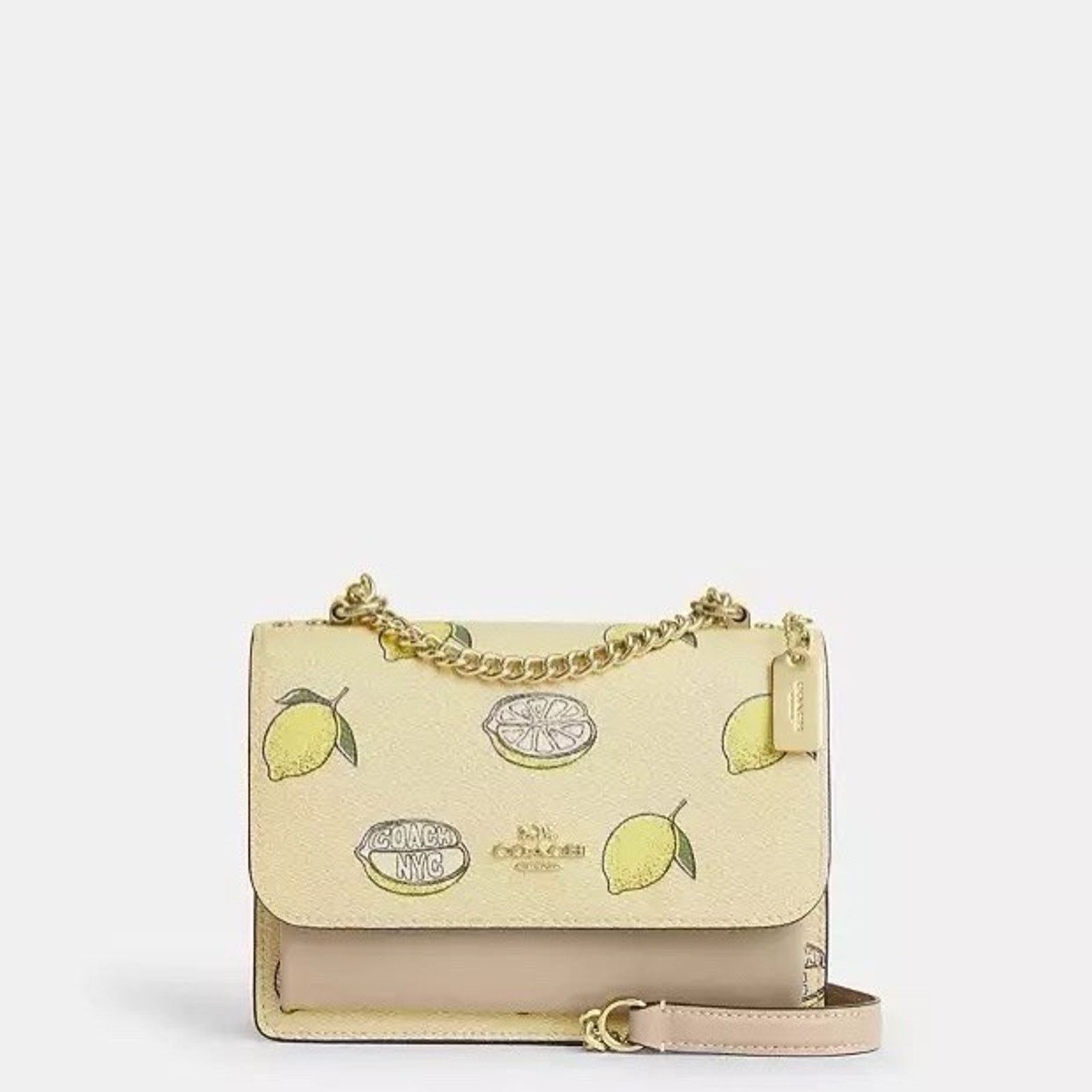 Coach NWT Coach Mini Klare Crossbody Bag Lemon CAN24 Garden Glade Size ONE SIZE - 5 Thumbnail