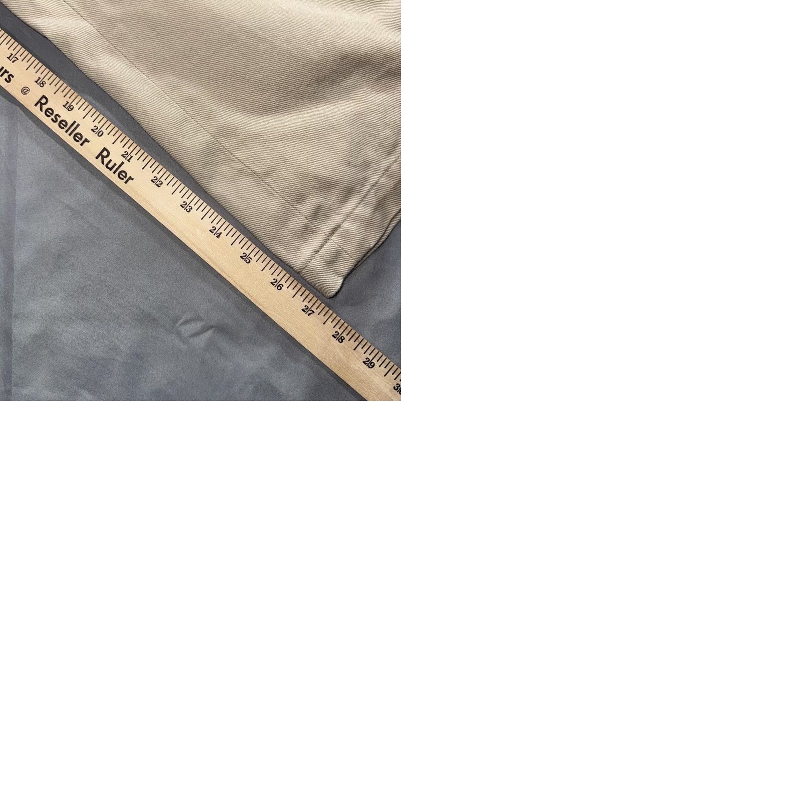 Gustin Gustin Mens 30 Beige Chino Straight Fit Button Fly Twill Pants Casual USA Size US 30 / EU 46 - 9 Thumbnail