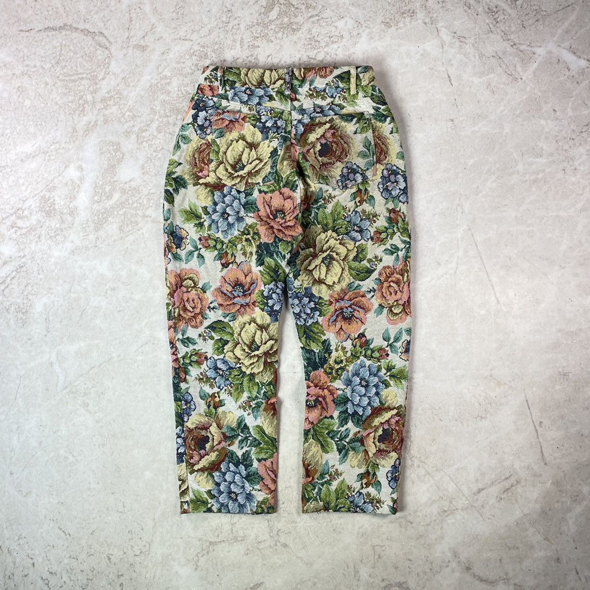 Jaded London Jaded London Woven Floral Boyfriend Baggy Pants Size US 31 - 10 Thumbnail