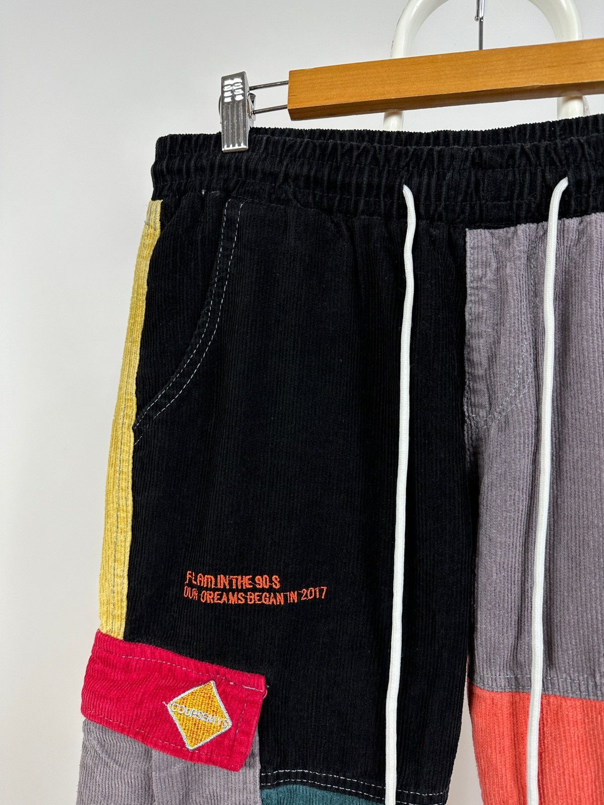 Japanese Brand Stussy x Coursemys Corduroy Patchwork Cargo Pants Size US 30 / EU 46 - 6 Thumbnail