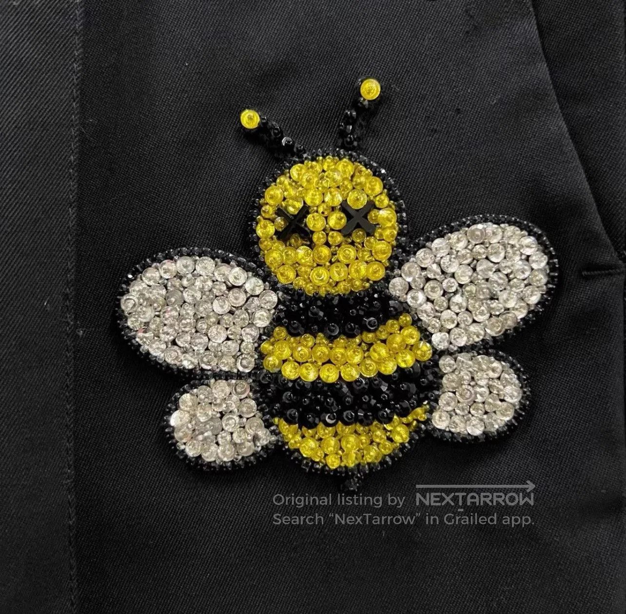 Dior Dior Rhinestone Small Bee Drawstring Sweatpants. Size US 30 / EU 46 - 4 Thumbnail