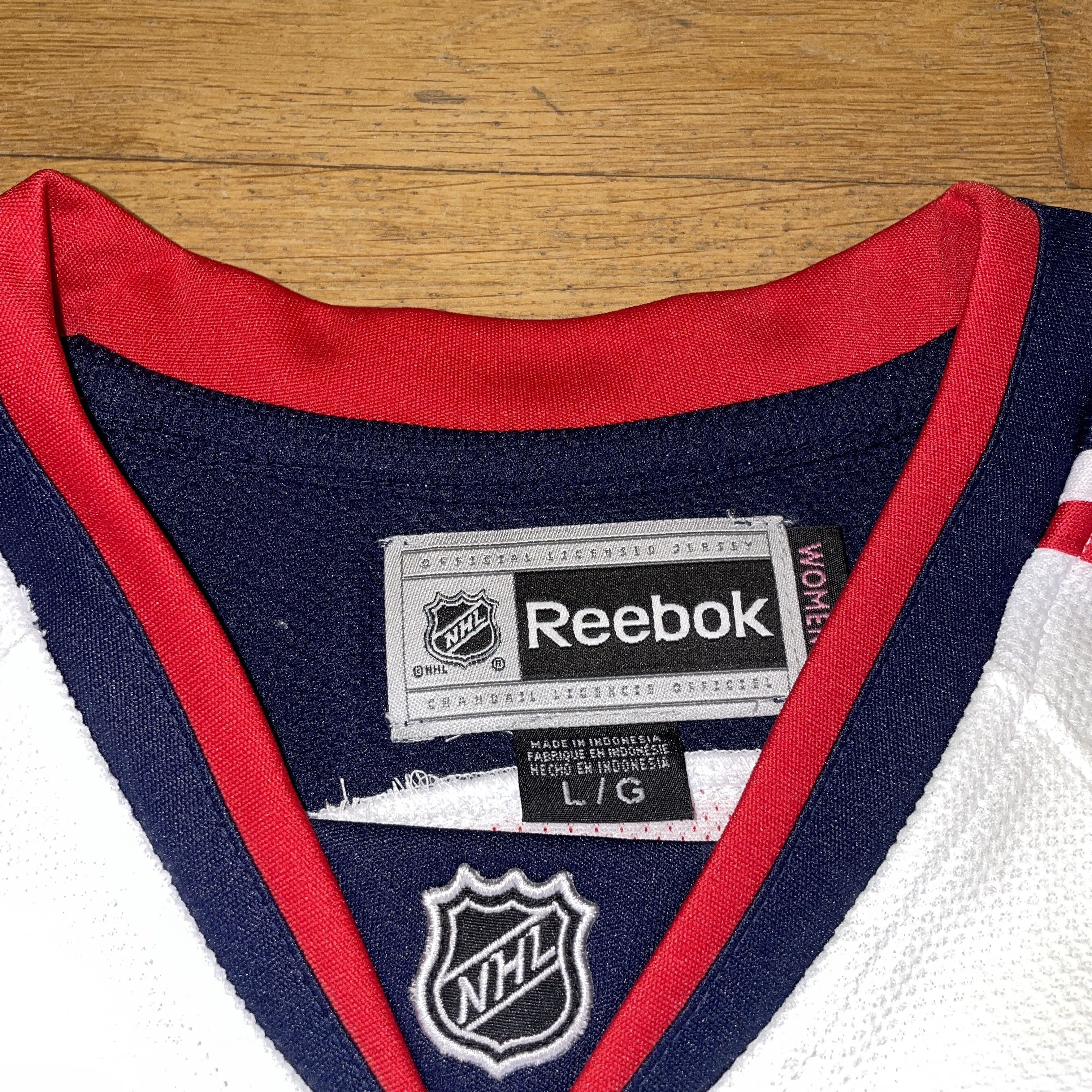 NHL × Reebok REEBOK NHL COLUMBUS BLUE JACKETS WOMEN'S JERSEY Size L Size L / US 10 / IT 46 - 2 Thumbnail
