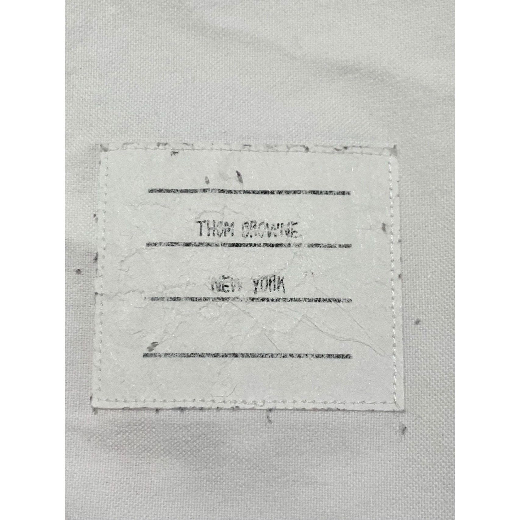 Thom Browne Thom Browne White Button-Down Long-Sleeve Shirt (Size 3) Size US S / EU 44-46 / 1 - 4 Thumbnail