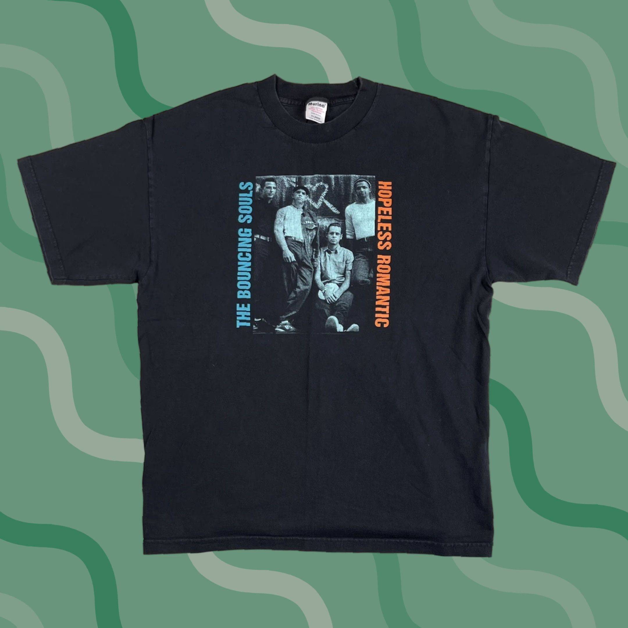 Vintage VINTAGE The Bouncing Souls T-Shirt XL Black 90s Punk Rock Concert Graphic Mens Vintage Rock Band Shirt Size US XL / EU 56 / 4 - 1 Thumbnail
