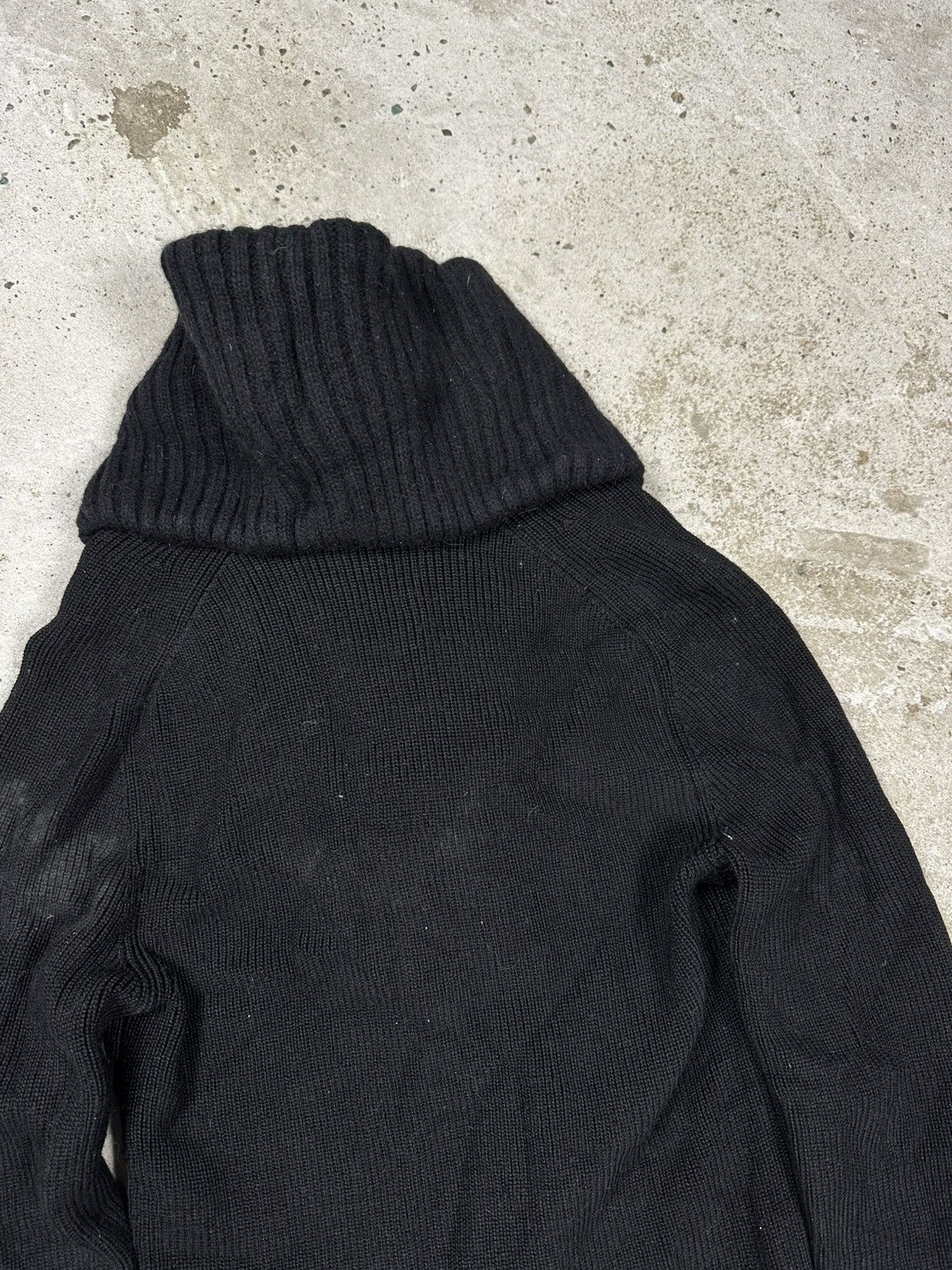 Balenciaga Balenciaga FW 2002 Wool Double Collar Jumper Sweater Size XS / US 0-2 / IT 36-38 - 10 Thumbnail