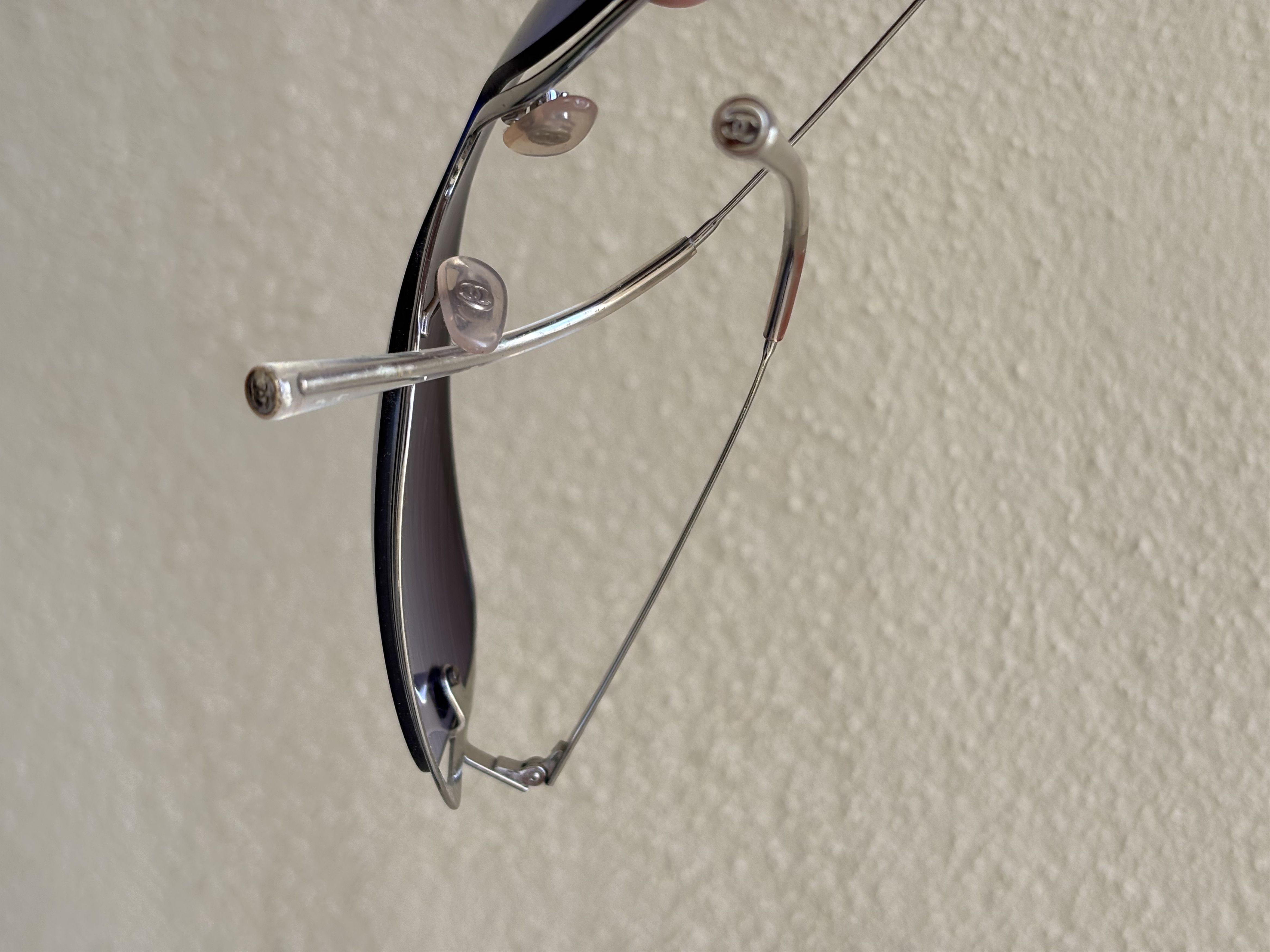 Chanel Chanel Sunglasses 4031 Rhinestone CC 4017 Rimless Vintage Size ONE SIZE - 11 Thumbnail