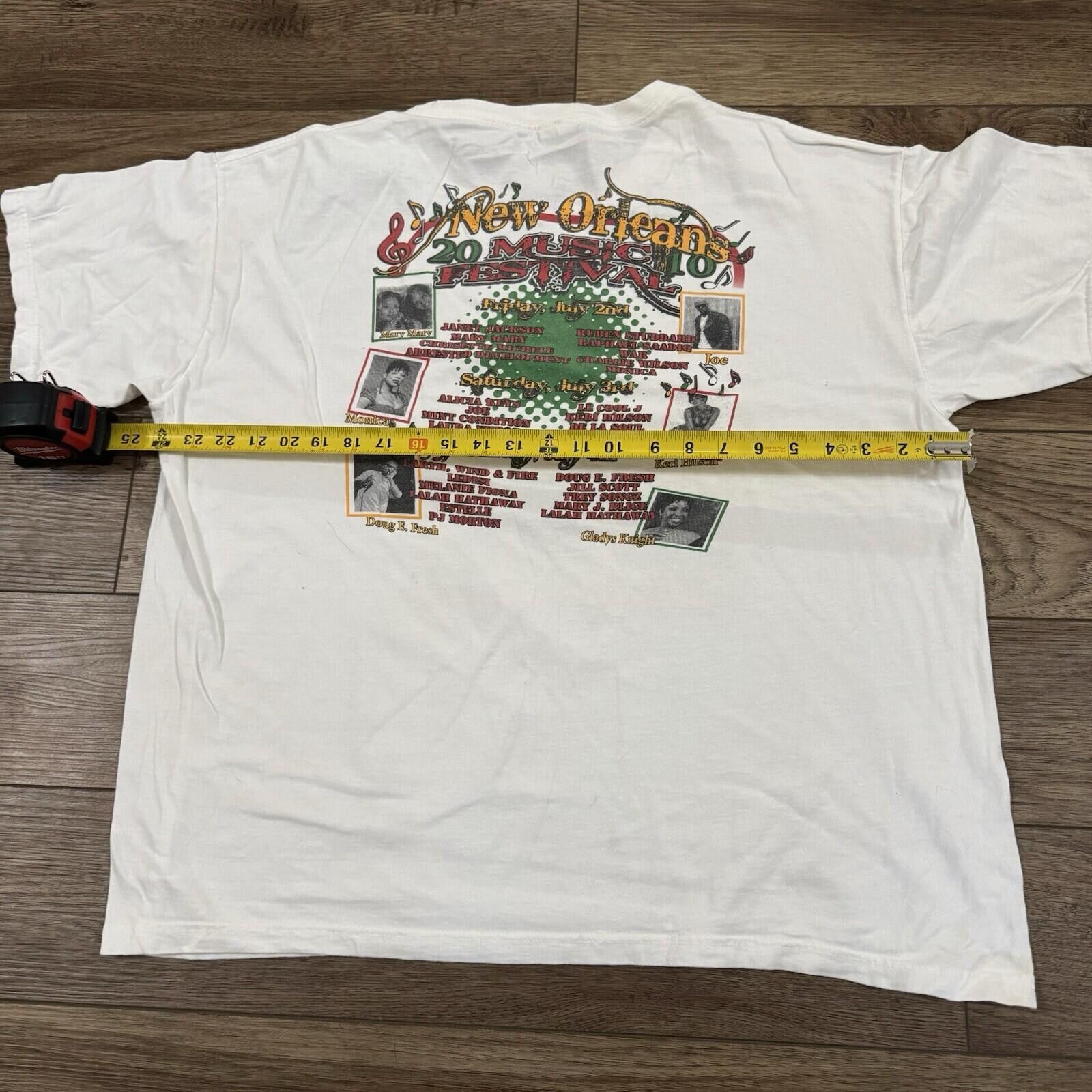 Vintage 2010 New Orleans Music Festival Shirt Rap Size US XXL / EU 58 / 5 - 6 Thumbnail