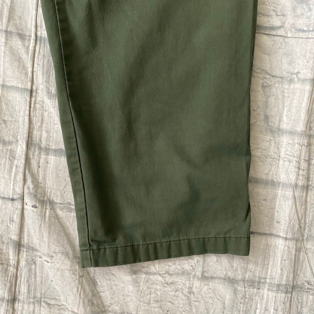 Puritan Puritan men L pull on casual pants w/zipper button & drawstring olive green Size US 40 / EU 56 - 2 Thumbnail
