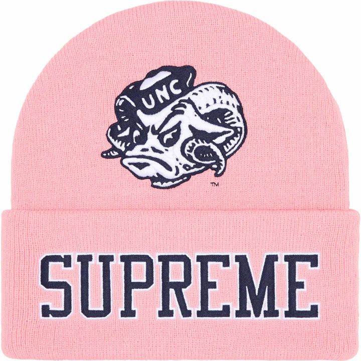 Mitchell & Ness × NCAA × Supreme supreme / Mitchell & Ness NCAA Beanie Pink UNC Size ONE SIZE - 1 Thumbnail