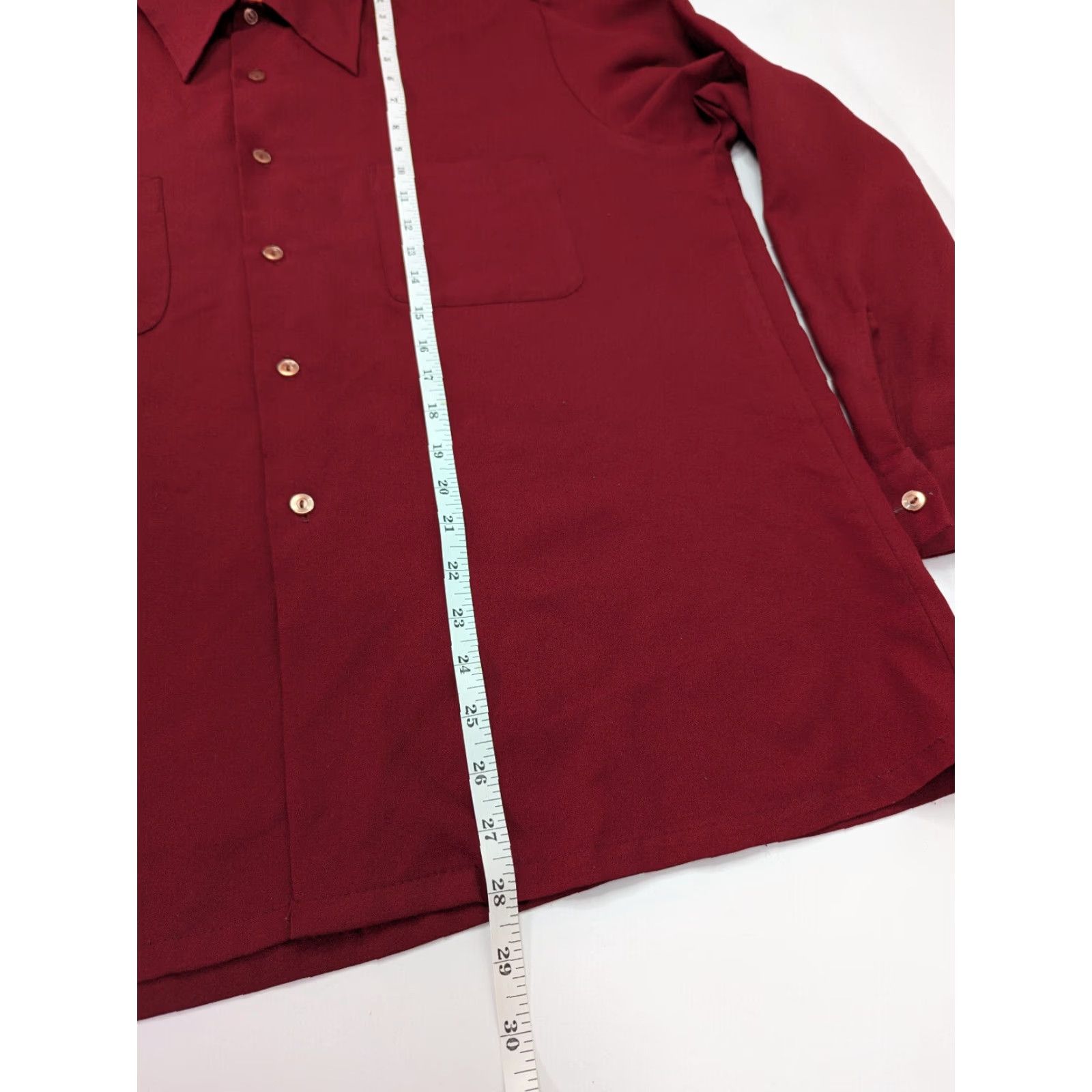 Sears VINTAGE Sears The Mens Store Shirt L Red Plaid Button-Up 70s Kings Road Japan Mens Size US L / EU 52-54 / 3 - 5 Thumbnail