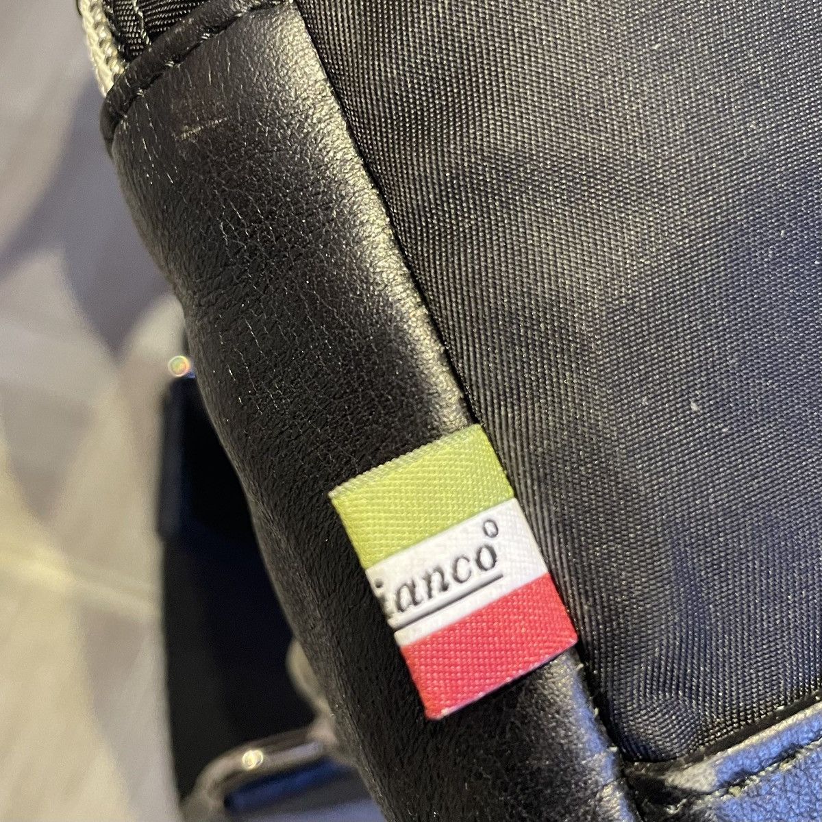 Leather × Orobianco Orobianco Nylon Trim by Leather Crossbody Made in Italy Size ONE SIZE - 9 Thumbnail