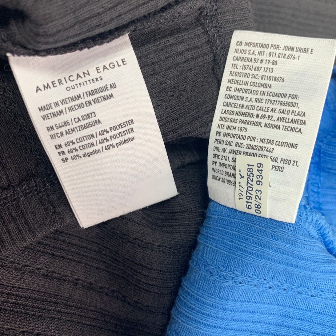 American Eagle Outfitters 2 New American Eagle Womens Small Crew Neck Tee Shirts Size S / US 4 / IT 40 - 3 Thumbnail