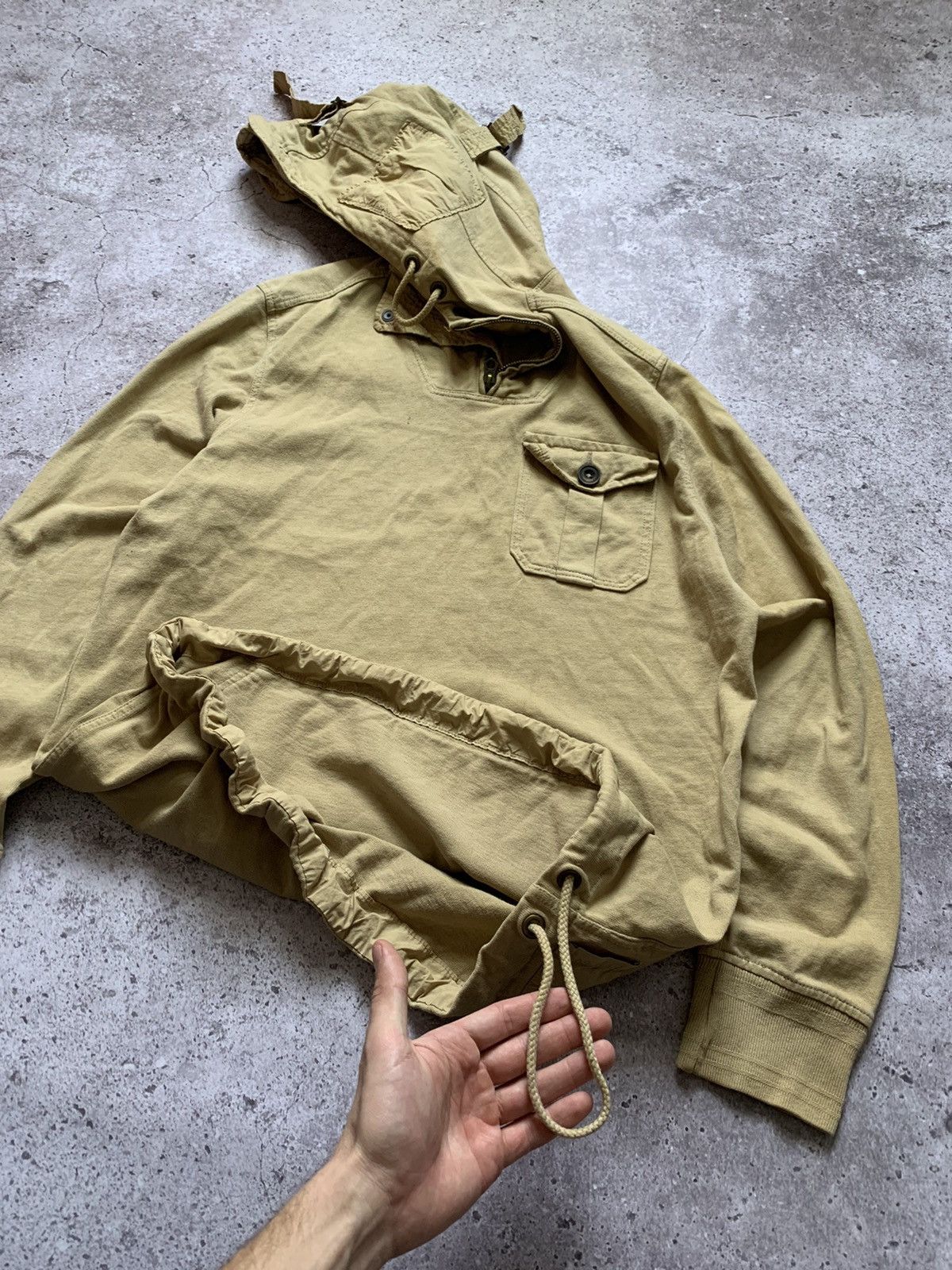 Polo Ralph Lauren Vintage Polo Ralph Lauren military Pocket hoodie 90’s Size US S / EU 44-46 / 1 - 7 Thumbnail
