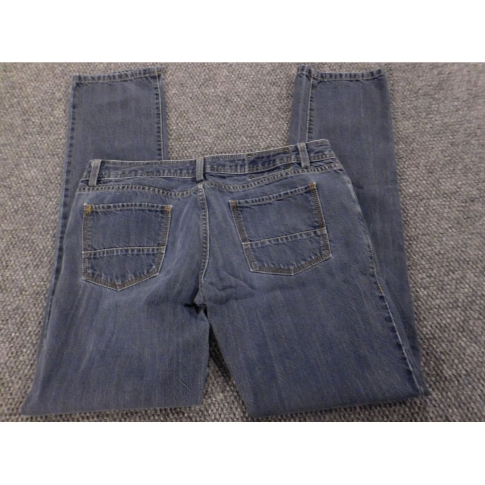 United Colors Of Benetton United Colors of Benetton Jeans Woman 32 Blue Straight Slimming Distressed Zipper Denim Regular 31in Inseam Womens Size 24" / US 00 / IT 34 - 6 Thumbnail