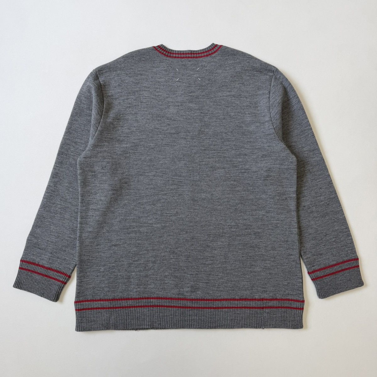 Maison Margiela A/W 20 ‘Distressed’ College Knit Sweater Size US XXL / EU 58 / 5 - 14 Thumbnail