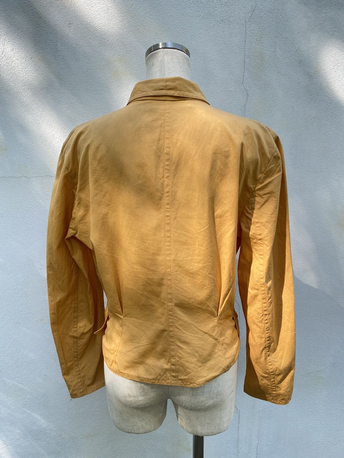Designer FRANCO MONTANARINI Yellow Blazer Jacket Size ONE SIZE - 16 Thumbnail