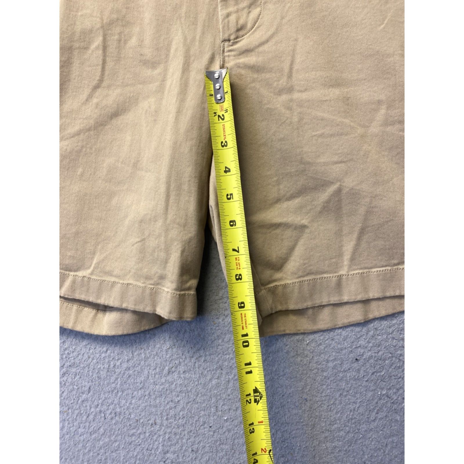 J.Crew VINTAGE J.CREW Mens Shorts 34 Khaki Chino Casual Travel Workwear Cotton Flat Front Size US 34 / EU 50 - 6 Thumbnail