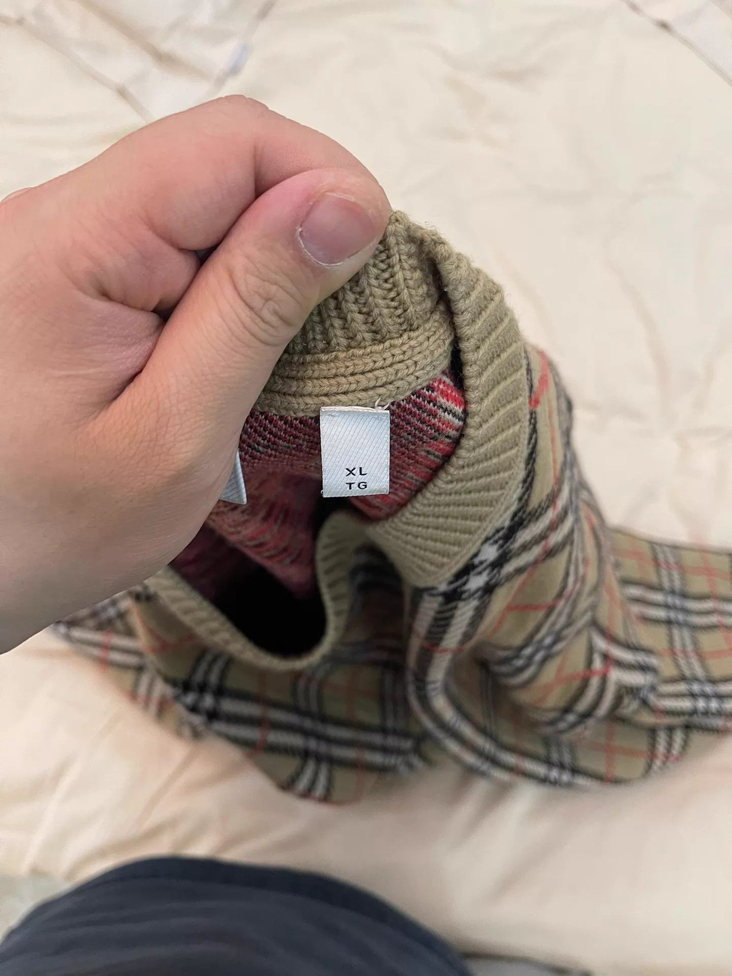 Burberry Burberry Classic Check Wool Sweater XL Unwashed & Authentic Size XL / US 12-14 / IT 48-50 - 3 Thumbnail