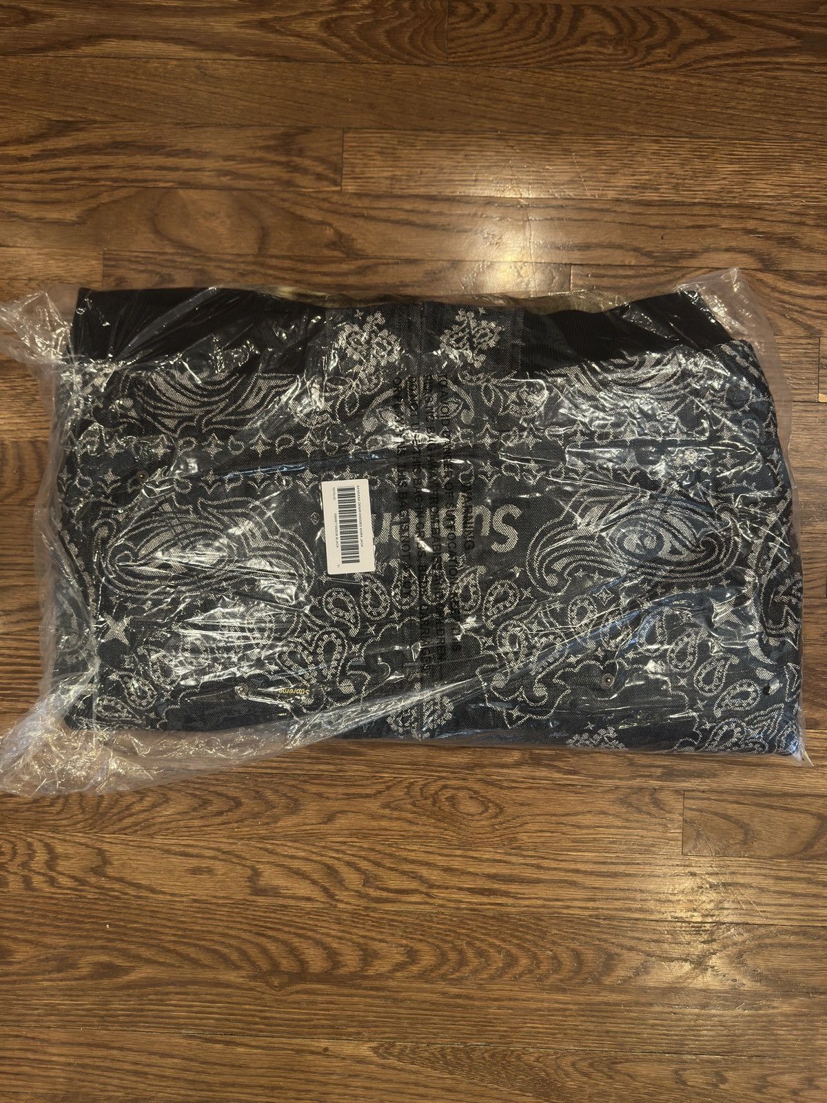 Supreme Supreme Bandana Jacquard Denim Hooded Work Jacket Size US XL / EU 56 / 4 - 2 Thumbnail