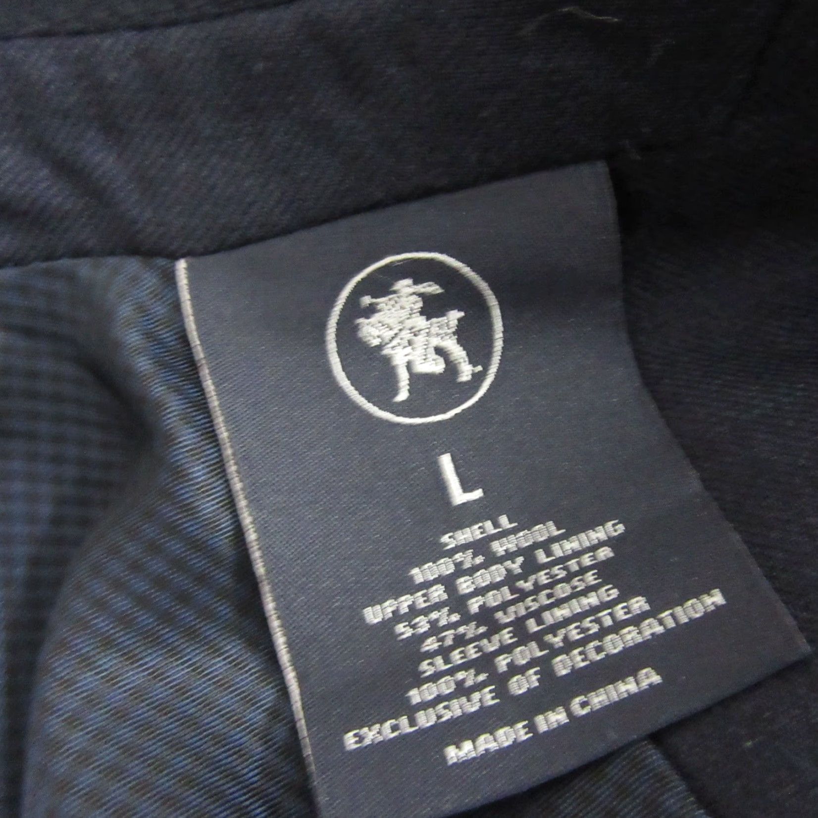 Hart Schaffner Marx Hart Schaffner Marx Mens Sport Coat L Solid Navy Blue Unstructured Size US L / EU 52-54 / 3 - 6 Thumbnail