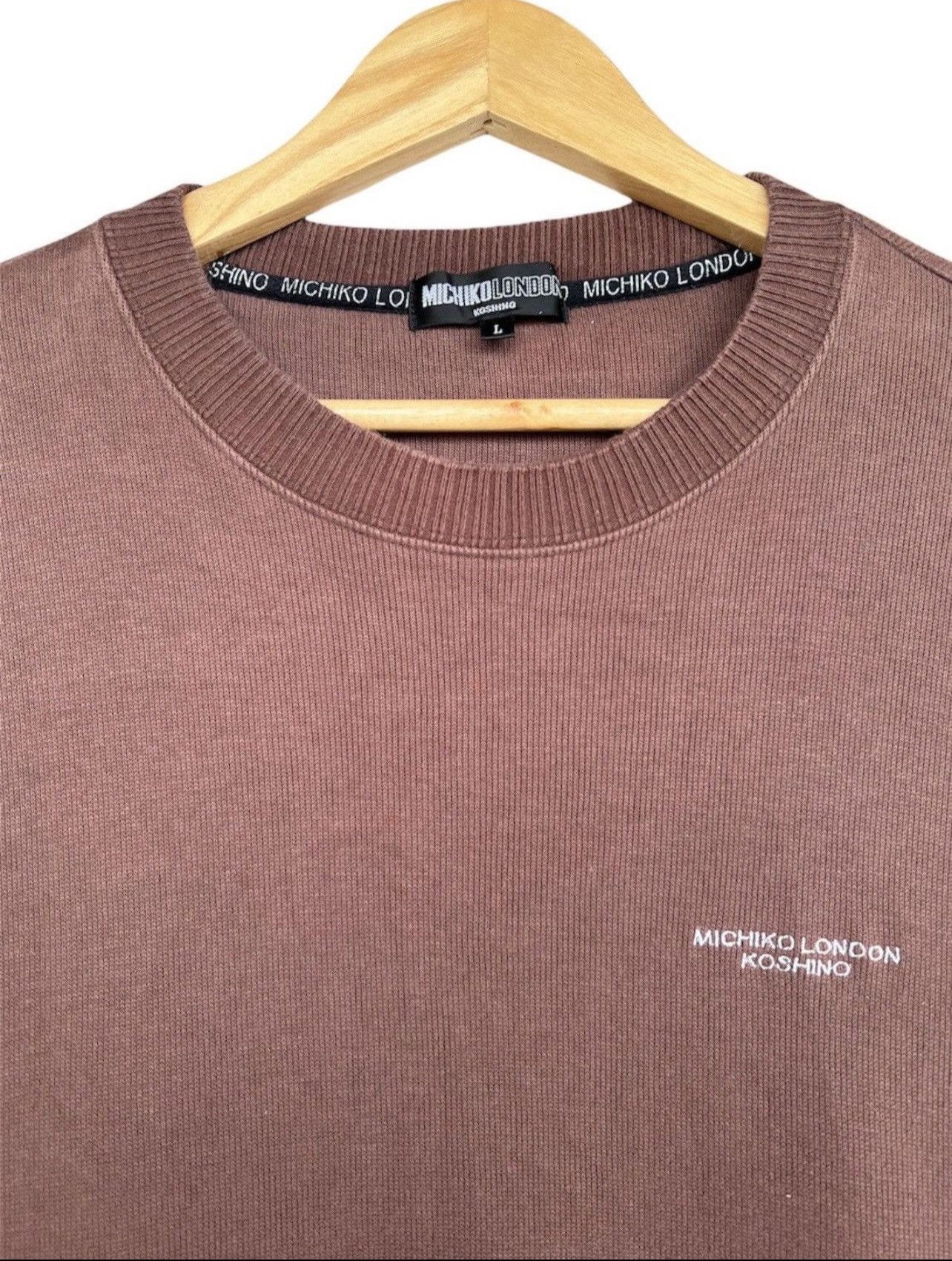 Designer × Mr. Junko Michiko Koshino London Baggy Boxy Brown Sweatshirt Size US L / EU 52-54 / 3 - 5 Thumbnail