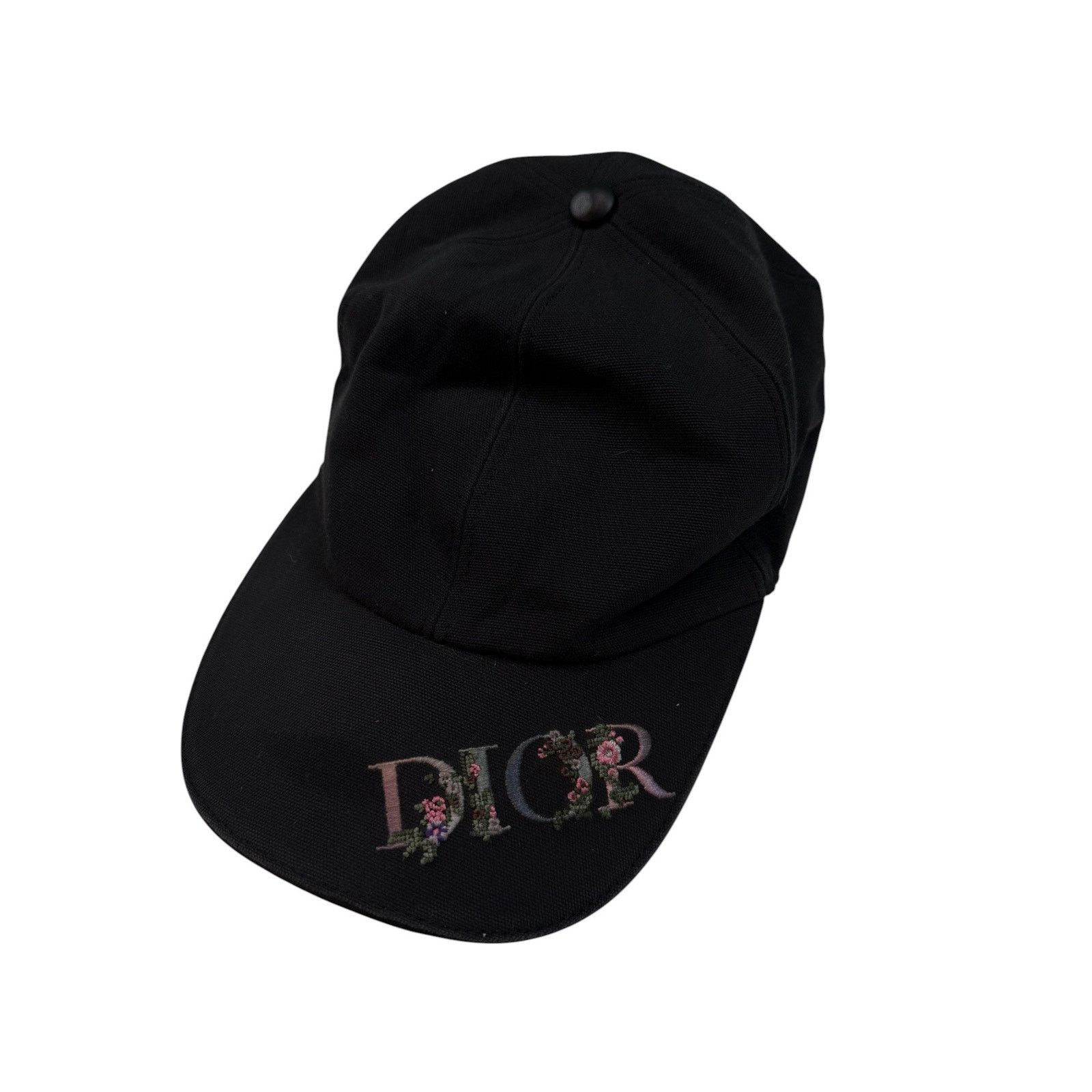Dior Dior Floral Dad Hat Black Size 32 - 1 Thumbnail