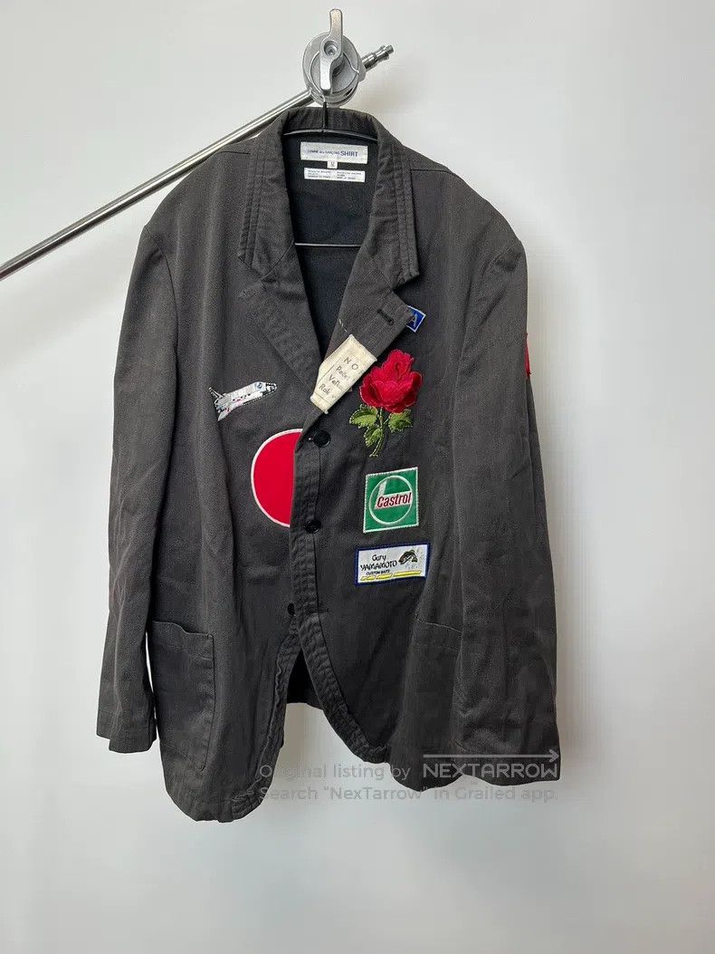 Comme des Garcons Comme des Garcons Patchwork Silhouette Blazer Jacket Size US M / EU 48-50 / 2 - 2 Thumbnail