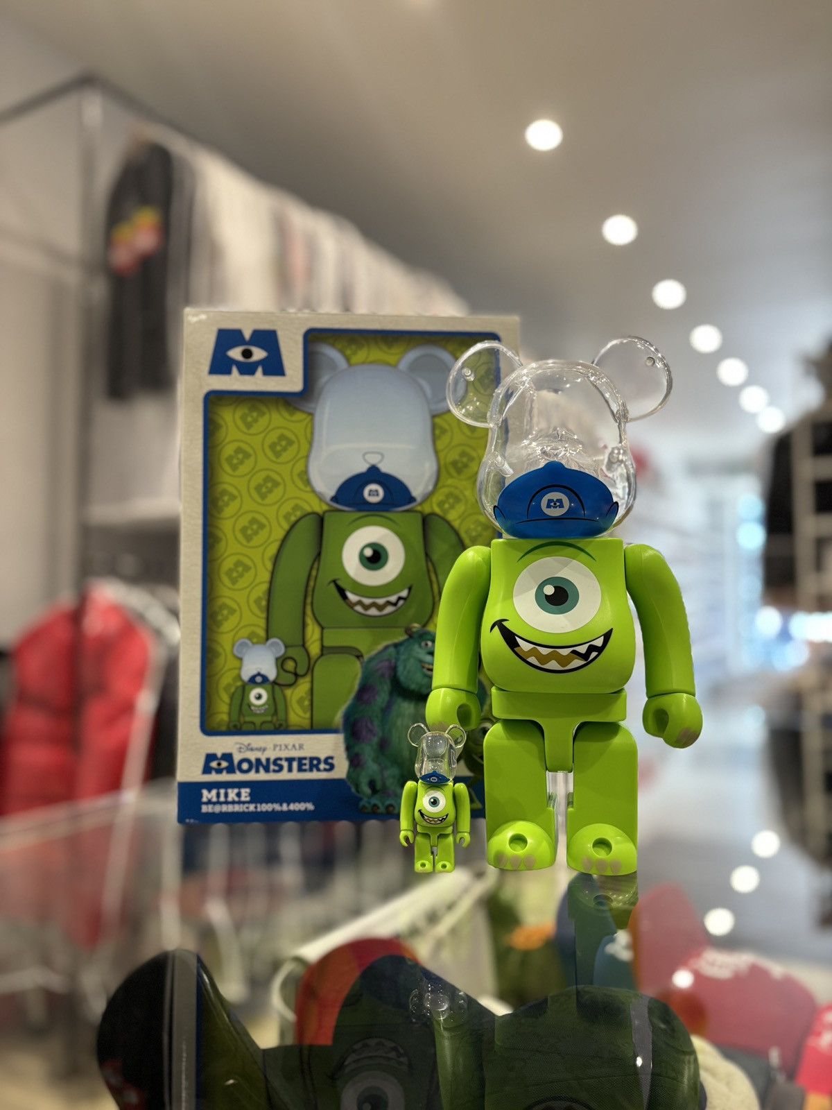 Other Bearbrick Disney Pixar Monster, Inc. Mike 100% & 400% Set Size ONE SIZE - 1 Thumbnail