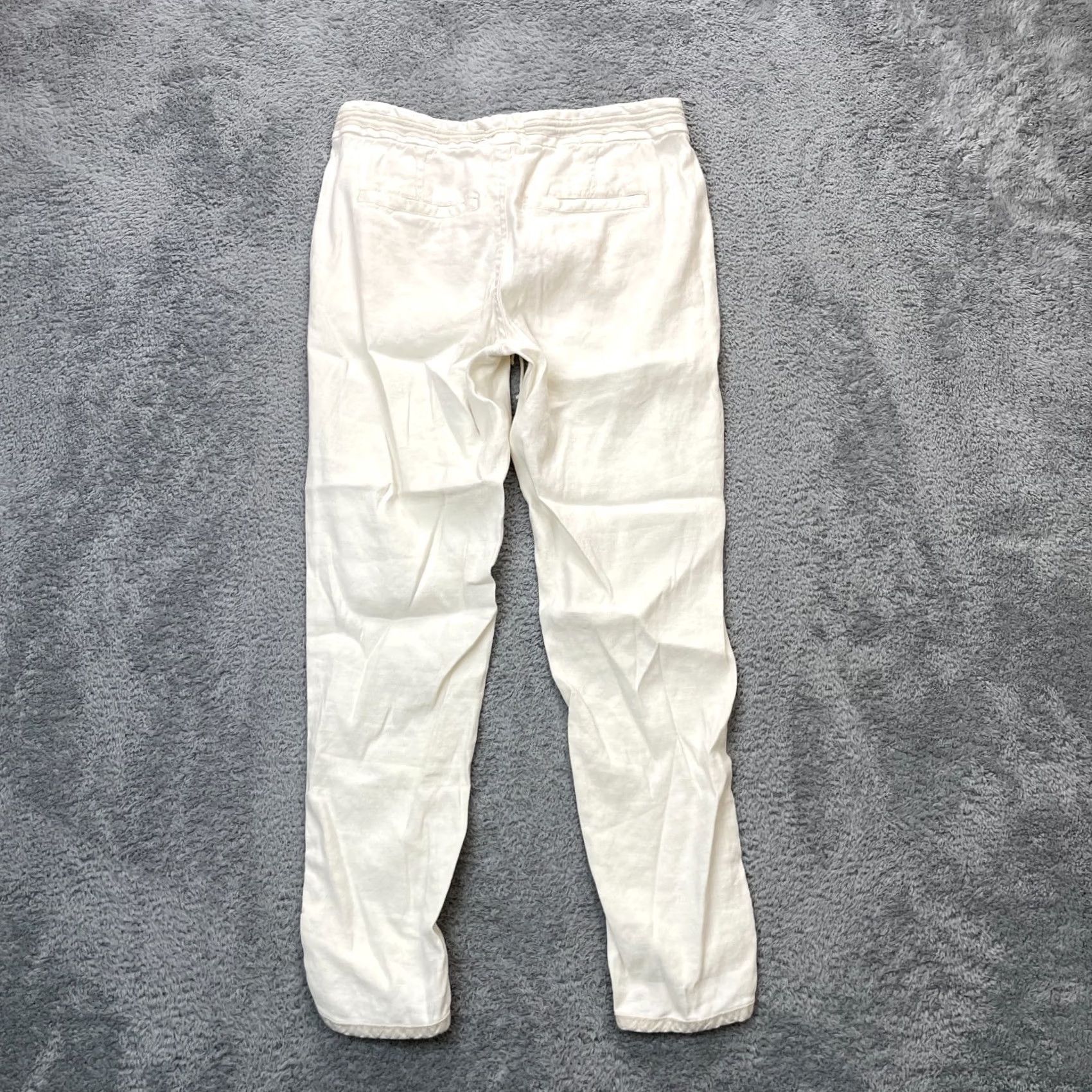 Anthropologie Anthropologie Pants Womens 27 Beige Pilcro And The Letterpress Linen Skinny Leg Pant Size 27" / US 4 / IT 40 - 2 Thumbnail