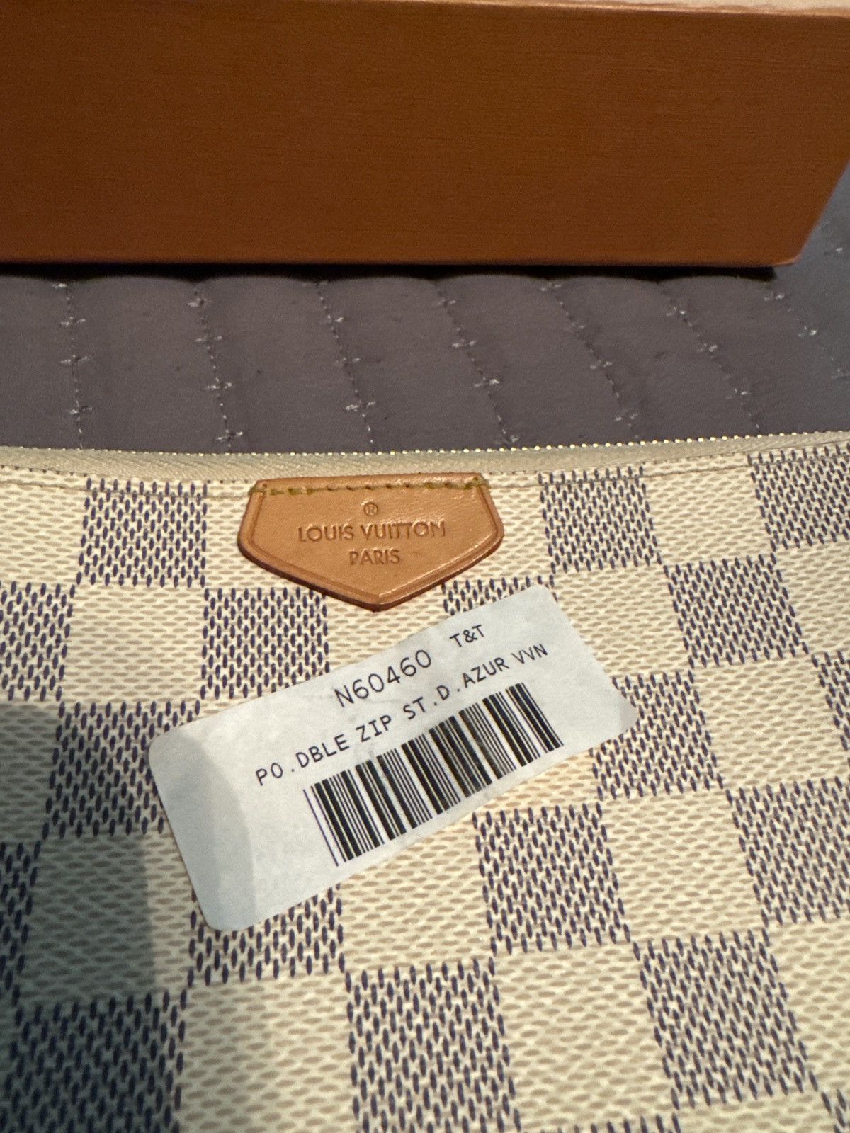 Louis Vuitton LV Double Zip Pochette Leather Convertible Clutch Size ONE SIZE - 15 Thumbnail