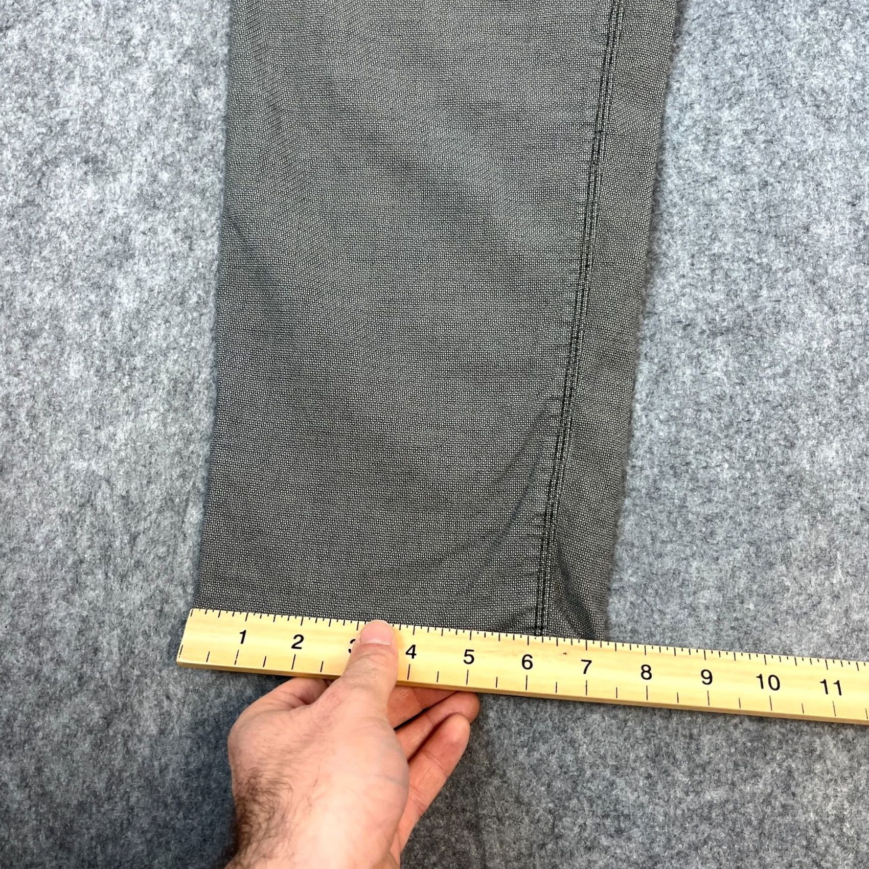 Hugo Boss Hugo Boss Mens Chino Trousers 38 32 Grey Stretch Regular Tapered 5-Pocket Style Maine Mens Size US 38 / EU 54 - 3 Thumbnail