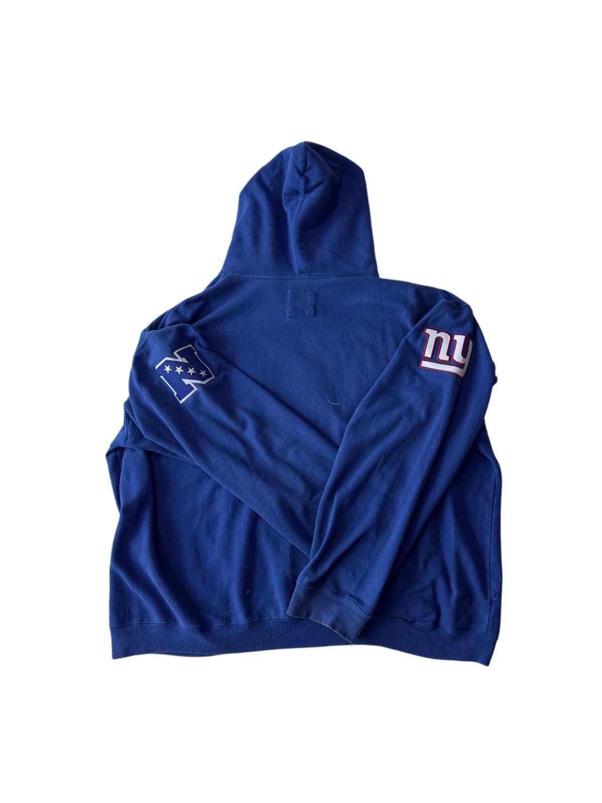 NFL VINTAGE NY GIANTS SLEEVE PATCH HOODIE Size US XL / EU 56 / 4 - 5 Thumbnail