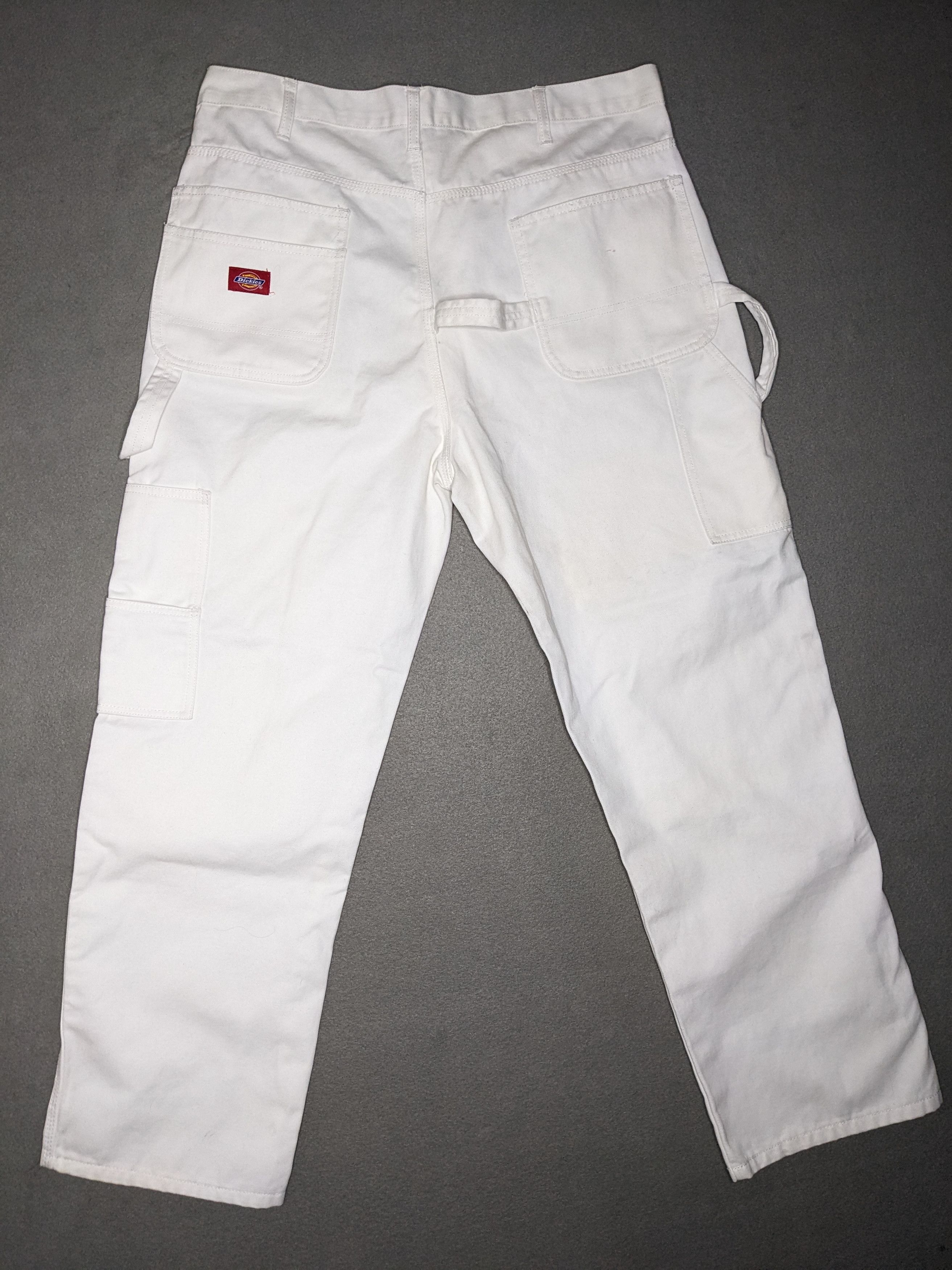 Dickies Dickies Double Knee Carpenter Pants 36x30 White Workwear Size US 36 / EU 52 - 6 Thumbnail