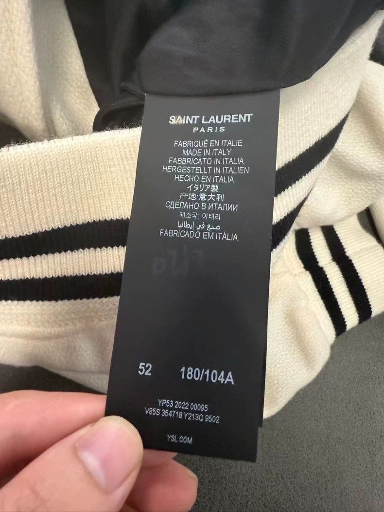 Saint Laurent Paris Saint Laurent Paris SLP Varsity Jacket- Size US XL / EU 56 / 4 - 4 Thumbnail