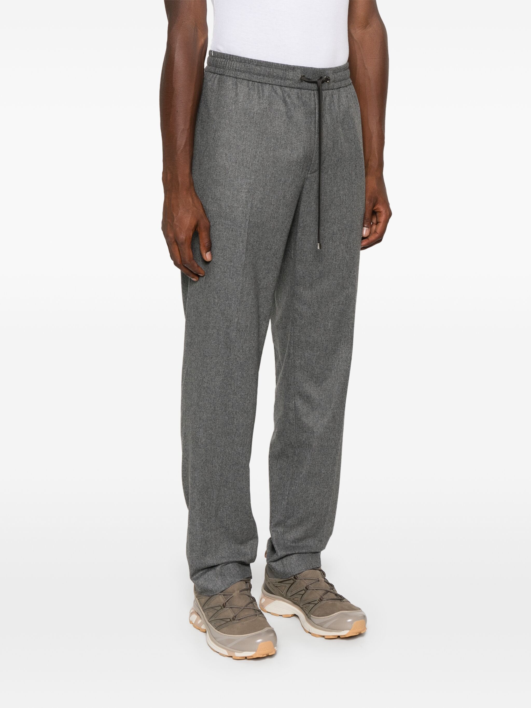 Moncler o1s22i1n1124 Cashmere Blend Pant in Grey Size US 36 / EU 52 - 3 Thumbnail