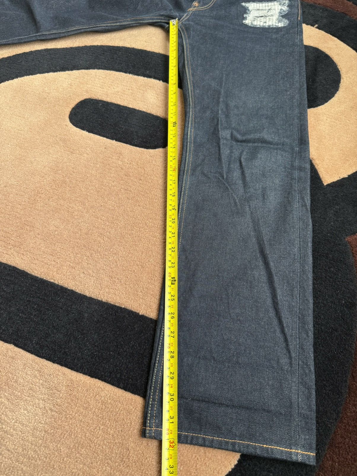 Evisu EVISU blue daicock style denim jeans！size：29x34 Size US 29 - 14 Thumbnail