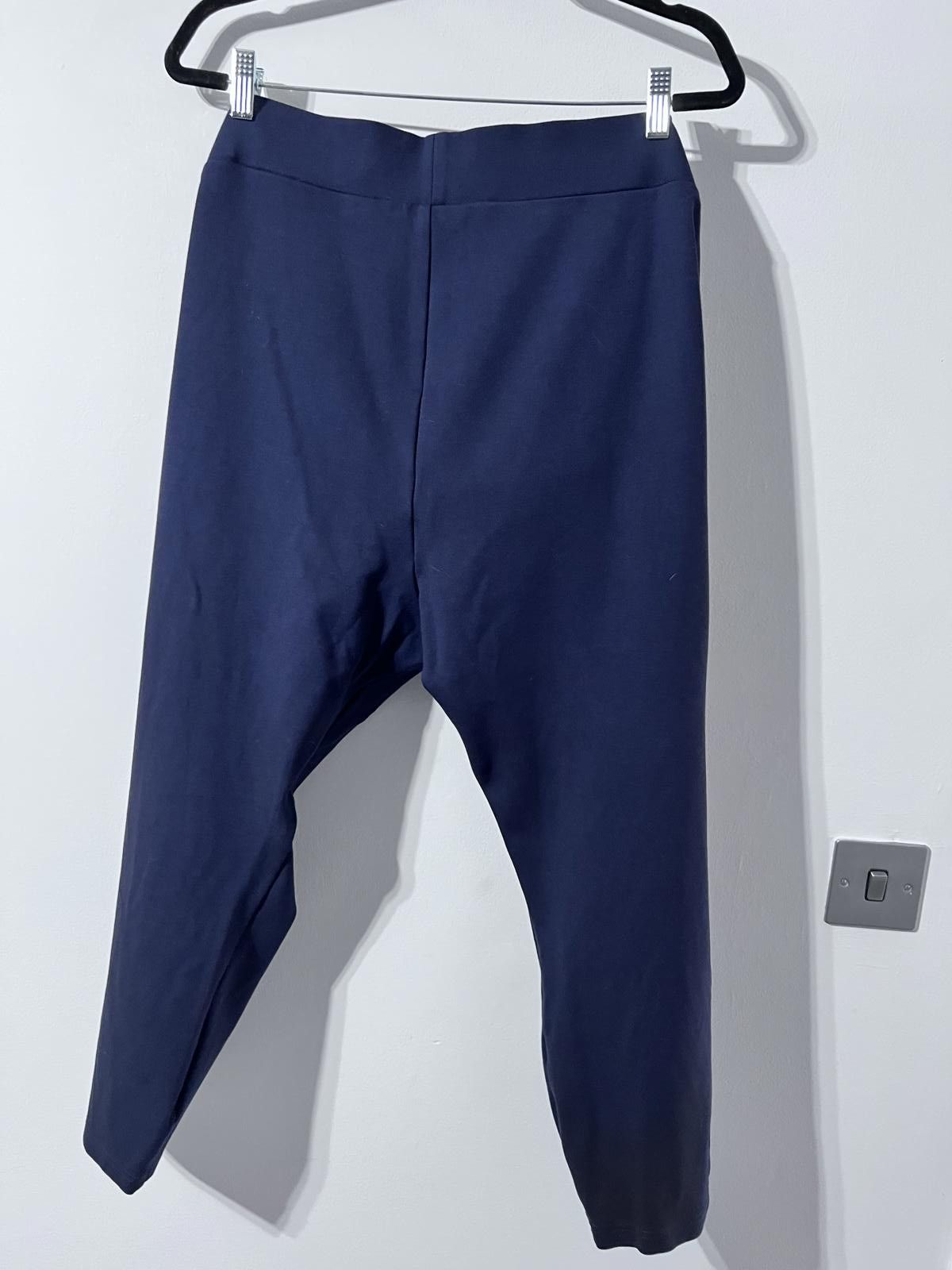 NEXT Next Navy Blue Slim Fit Trousers – Size UK 24 Size 42" / US 20 - 6 Thumbnail