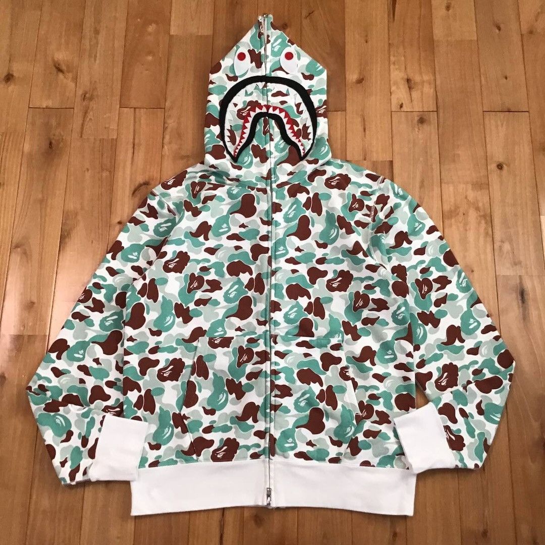 Bape 2024 🔥Sendai Store Camo🔥 BAPE shark full zip hoodie APE Size US M / EU 48-50 / 2 - 1 Thumbnail