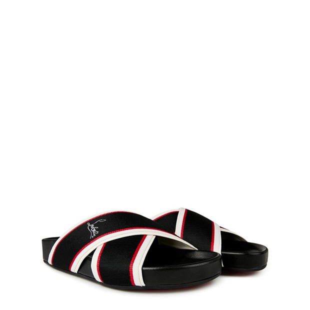 Christian Louboutin Hot Cross Bizz Ribbon Sandals Size US 8 / IT 38 - 4 Thumbnail