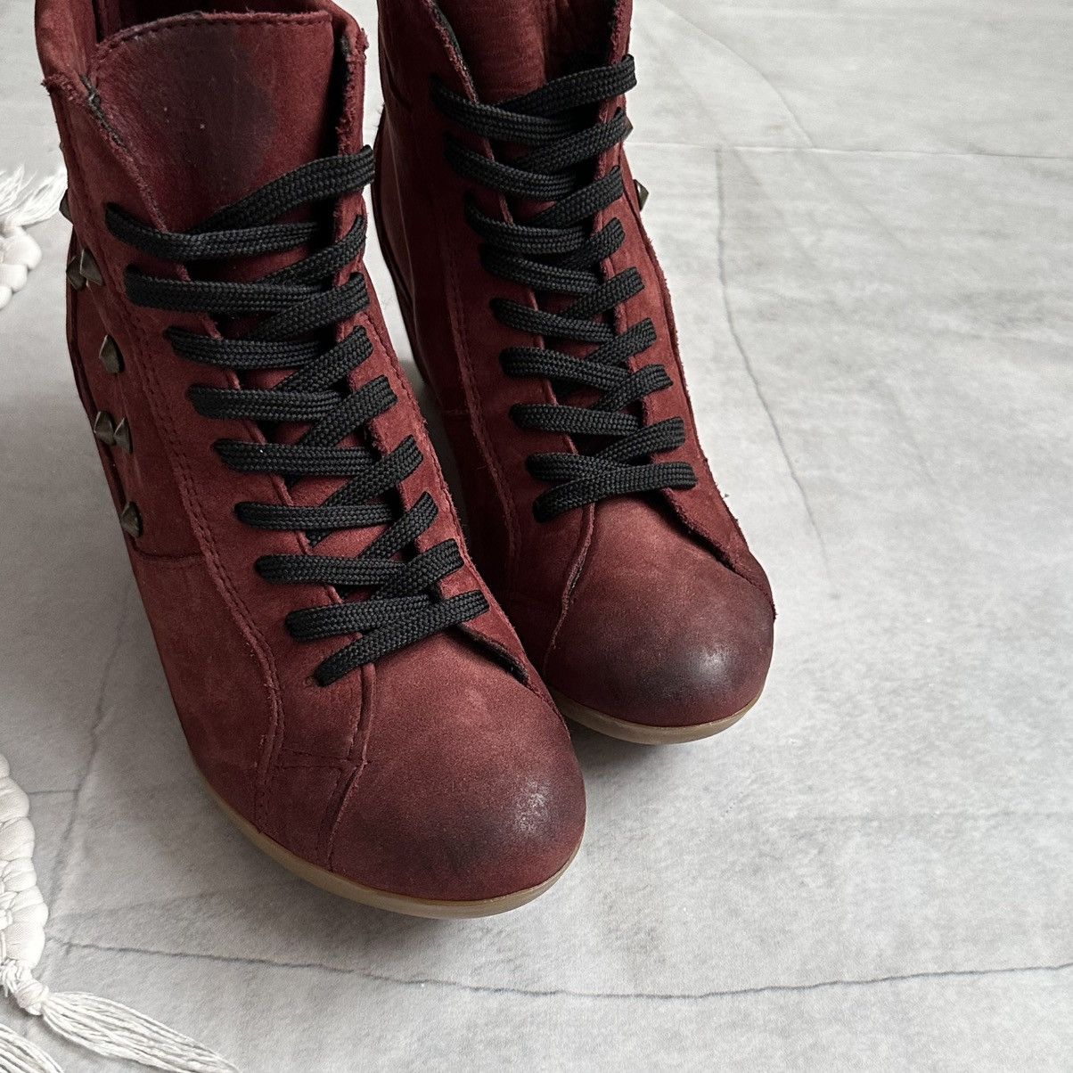 Isabel Marant Studded Wedge Style Isabel Marant Bekett Sneakers Shoes Ash Size US 6 / IT 36 - 4 Thumbnail