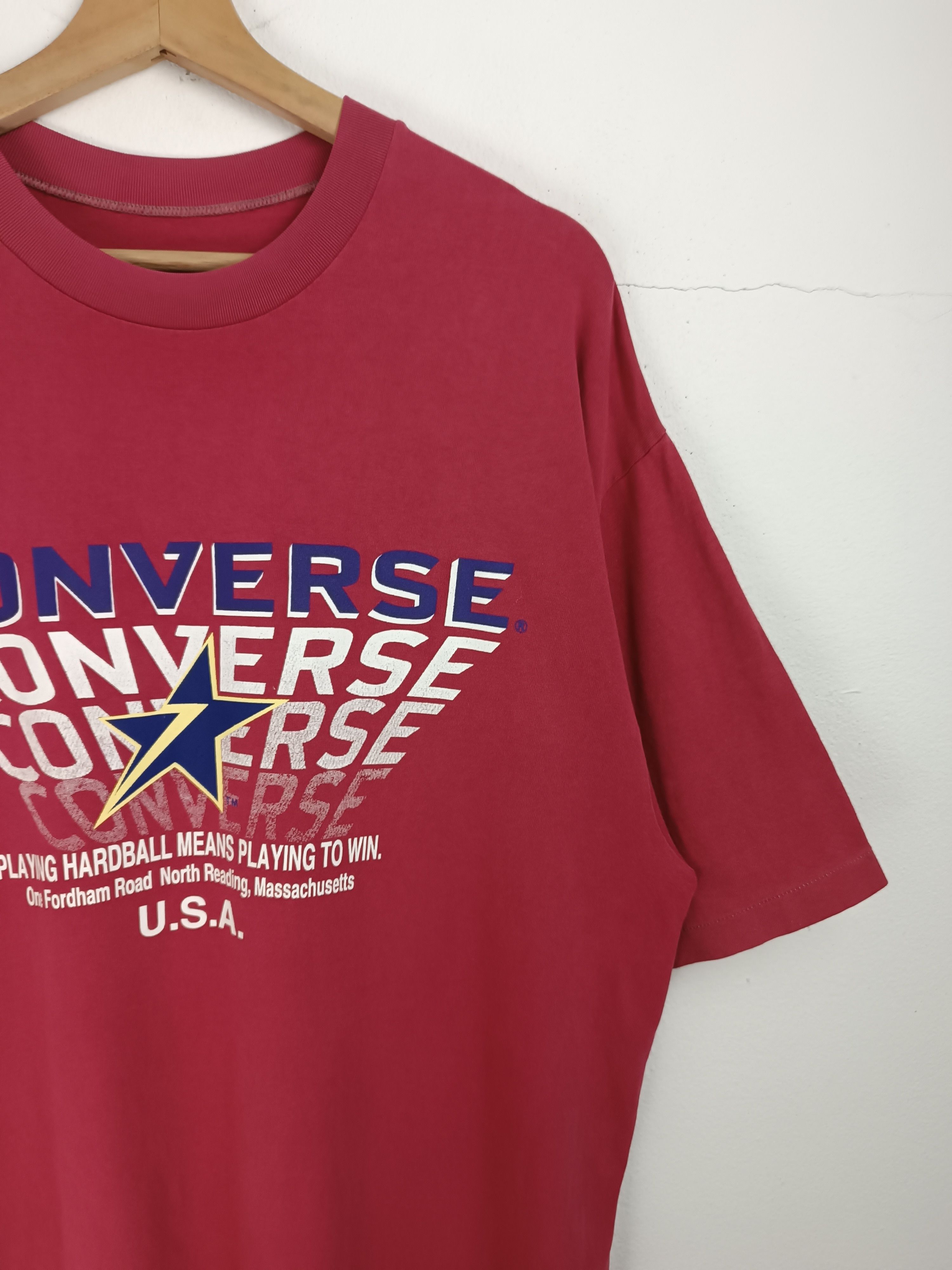 Converse VINTAGE 90'S CONVERSE HARDBALL FADED TEE NBA MLB Size US L / EU 52-54 / 3 - 6 Thumbnail