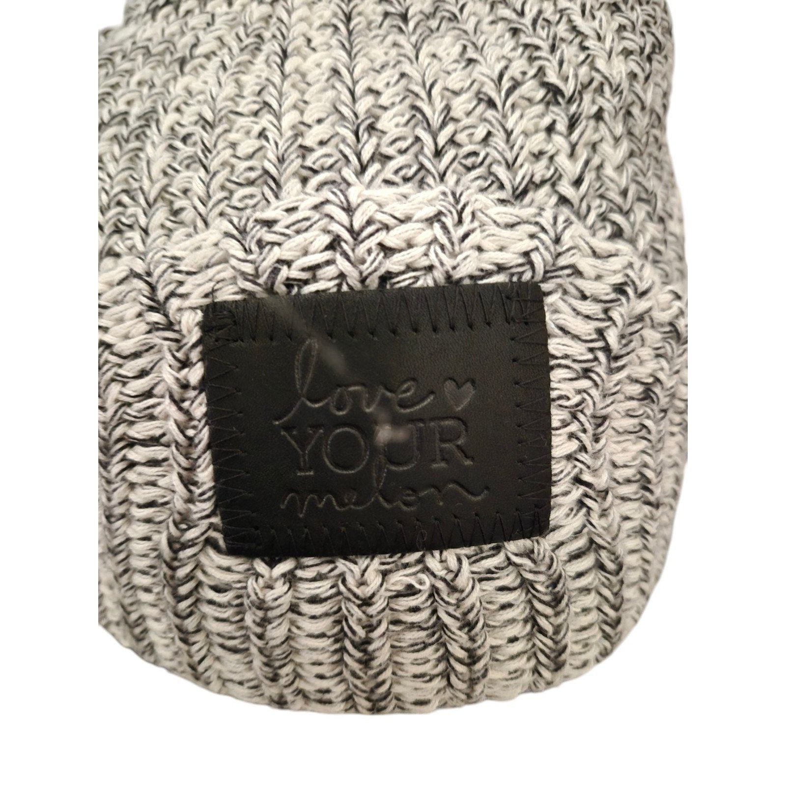 Other Love Your Melon Unisex Beanie Black Speckled Cuffed Beanie H Size ONE SIZE - 5 Thumbnail