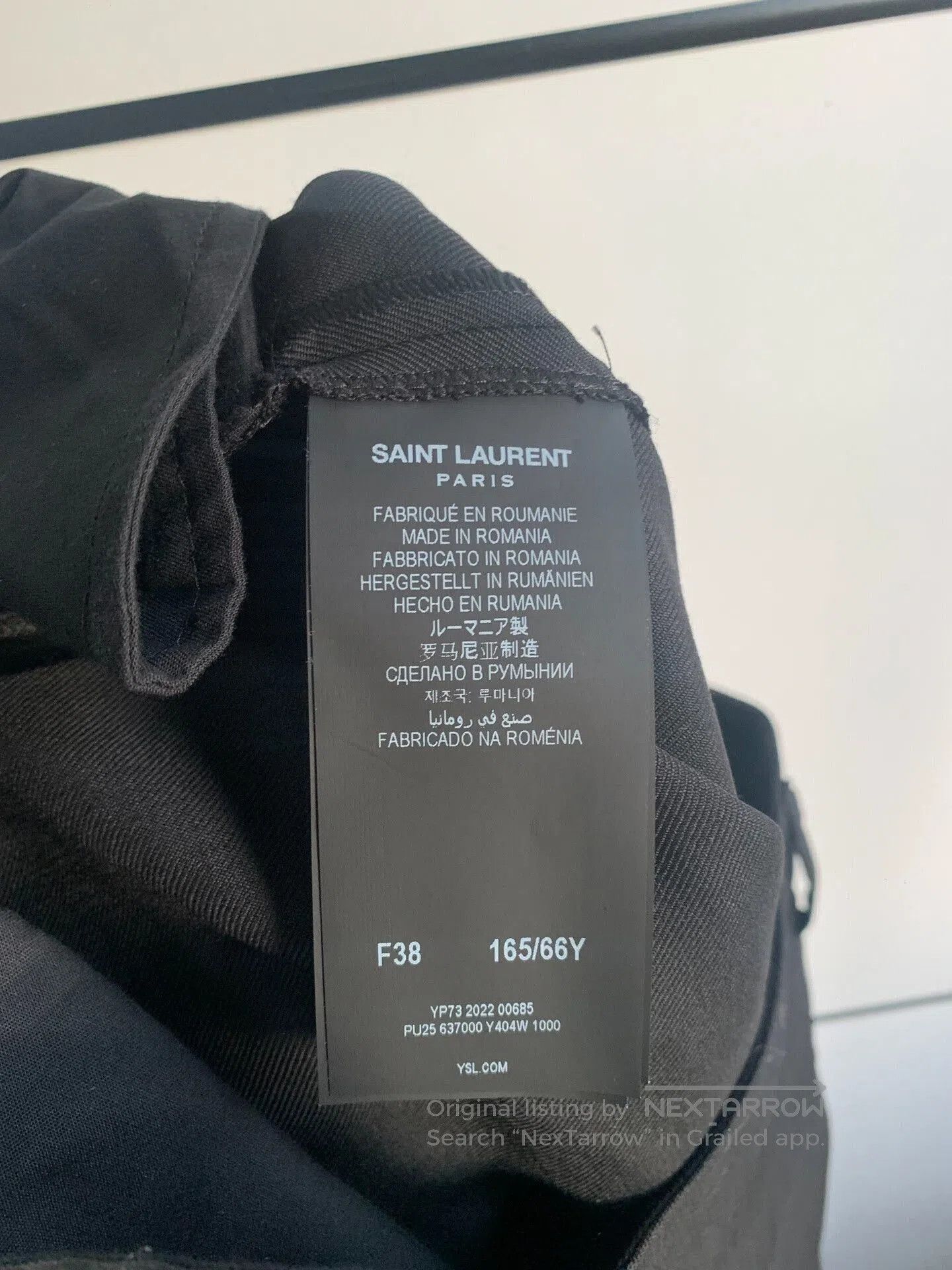 Saint Laurent Paris Saint Laurent Men's Dress Pants. Size US 38 / EU 54 - 4 Thumbnail