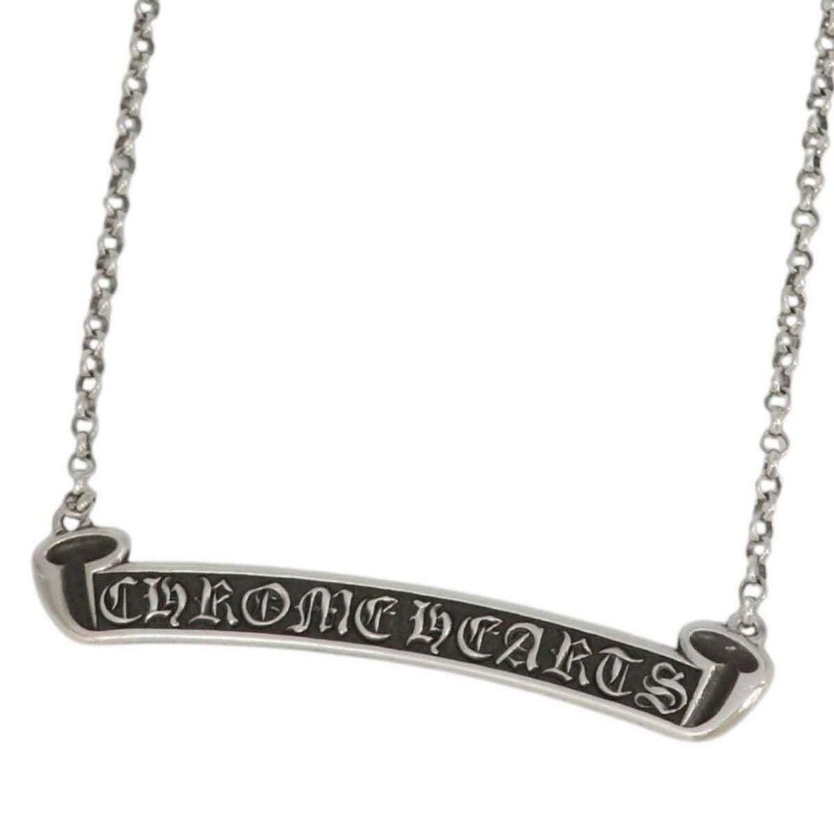 Chrome Hearts Chrome Hearts Scroll Label Roll Chain Necklace Size ONE SIZE - 2 Thumbnail