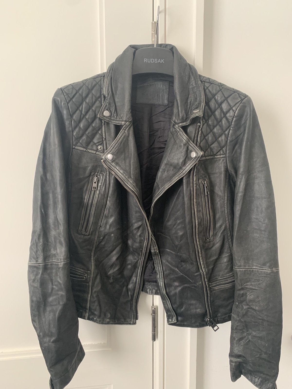Allsaints Allsaints Leather Motorcycle Jacket Size US S / EU 44-46 / 1 - 7 Thumbnail